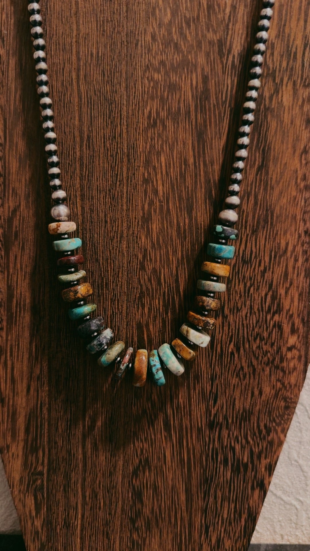 18” 5MM-8MM with Royston turquoise
