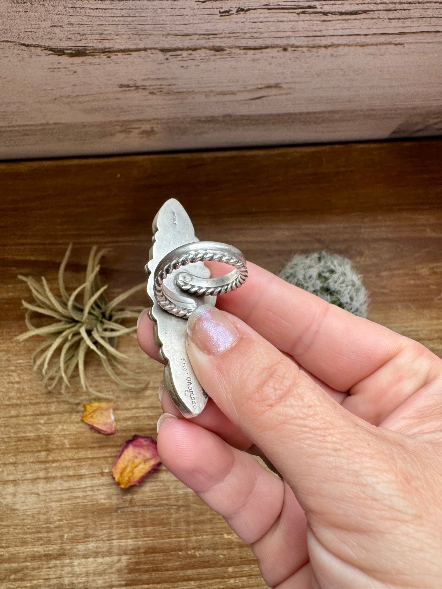 Big Ring- adjustable- Sonoran turquoise