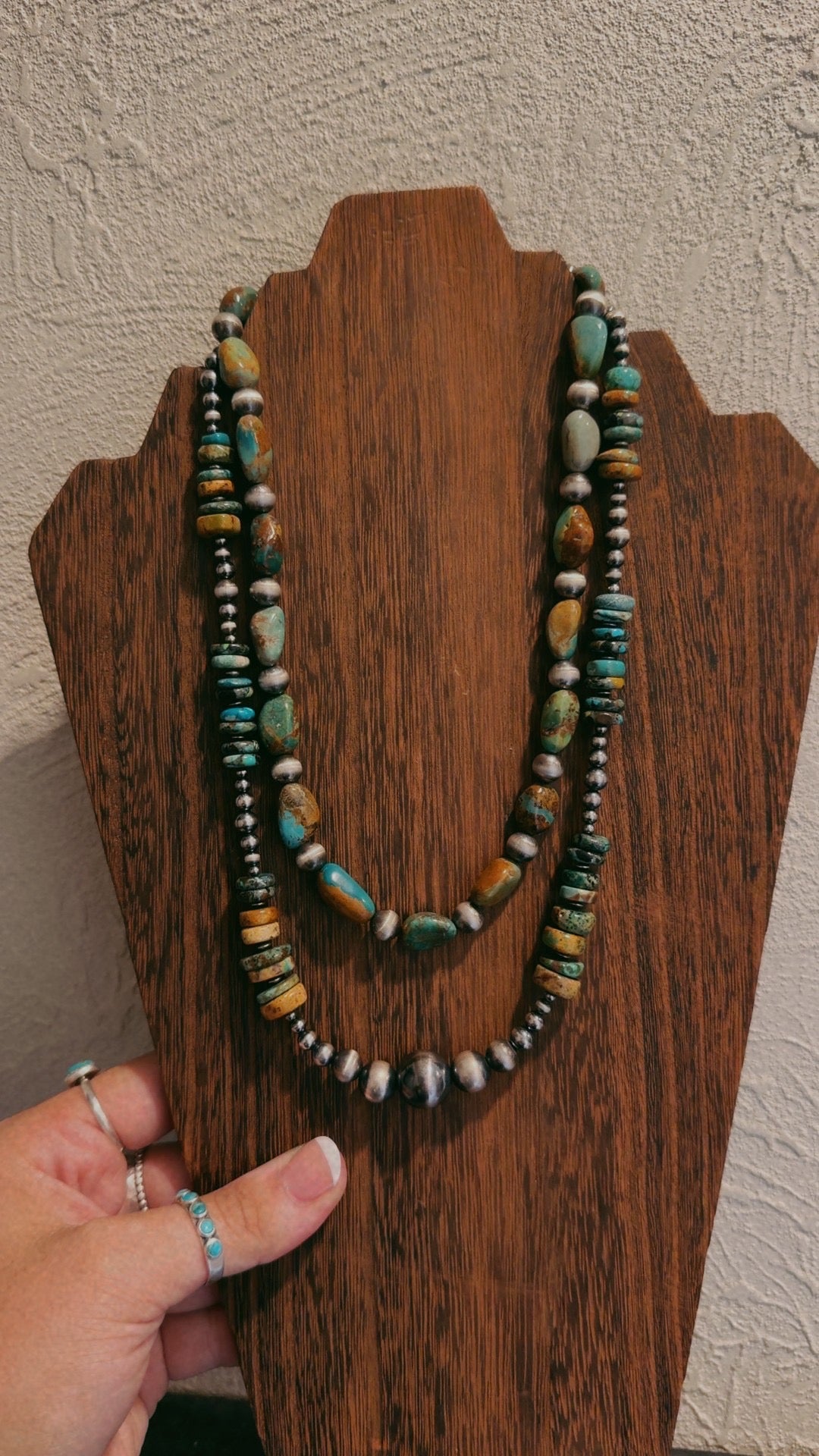 20” 3-14MM graduated with turquoise