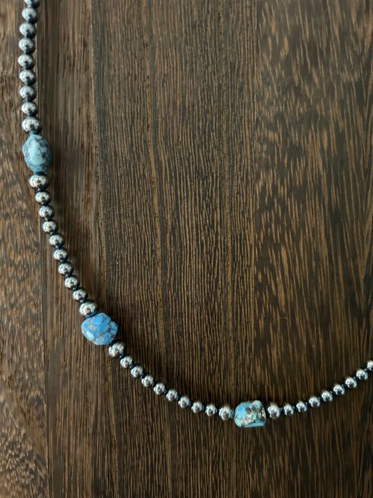 16” 4MM/5MM with golden hills turquoise