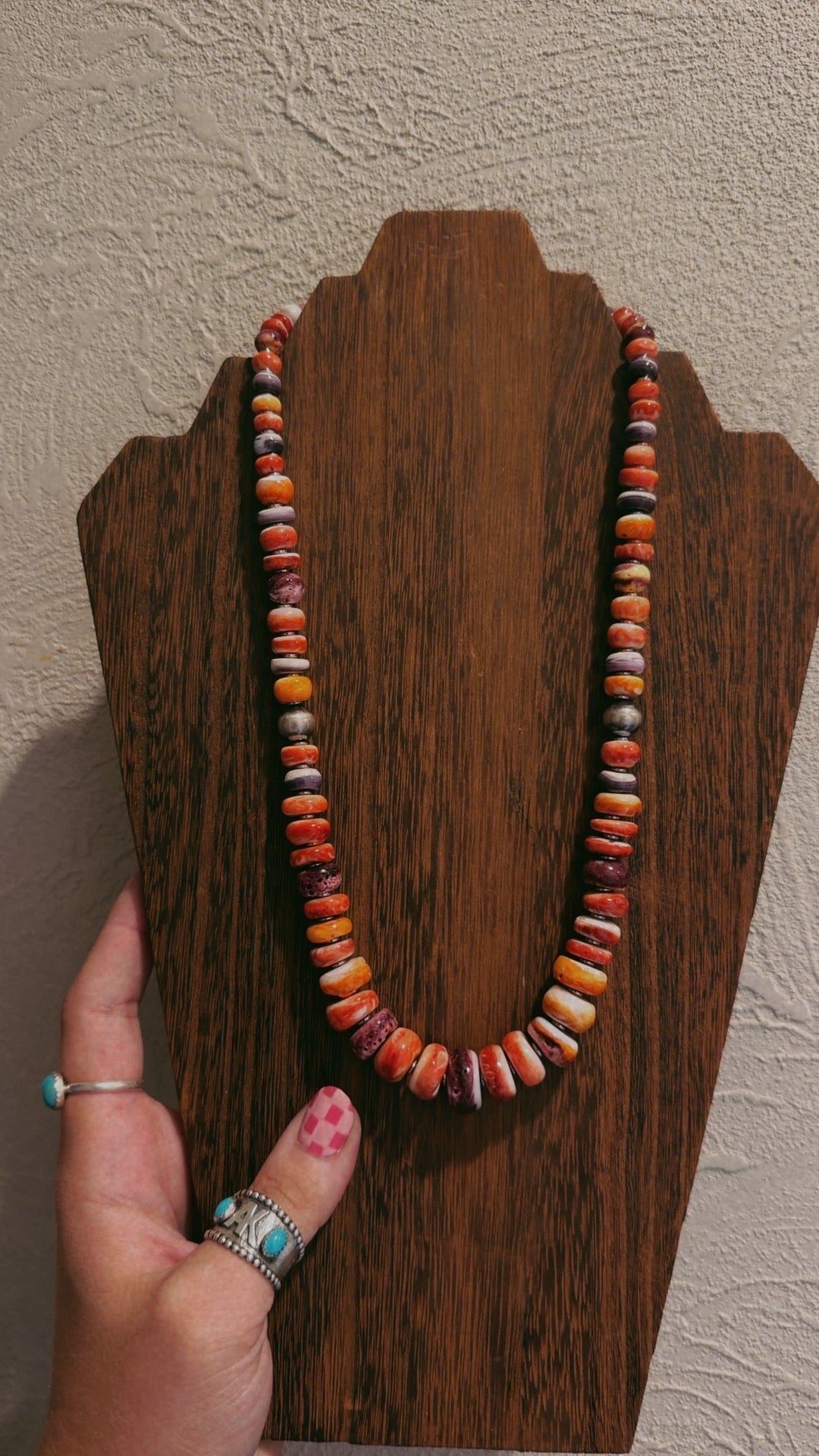 22” Orange, Purple & Red Spiny