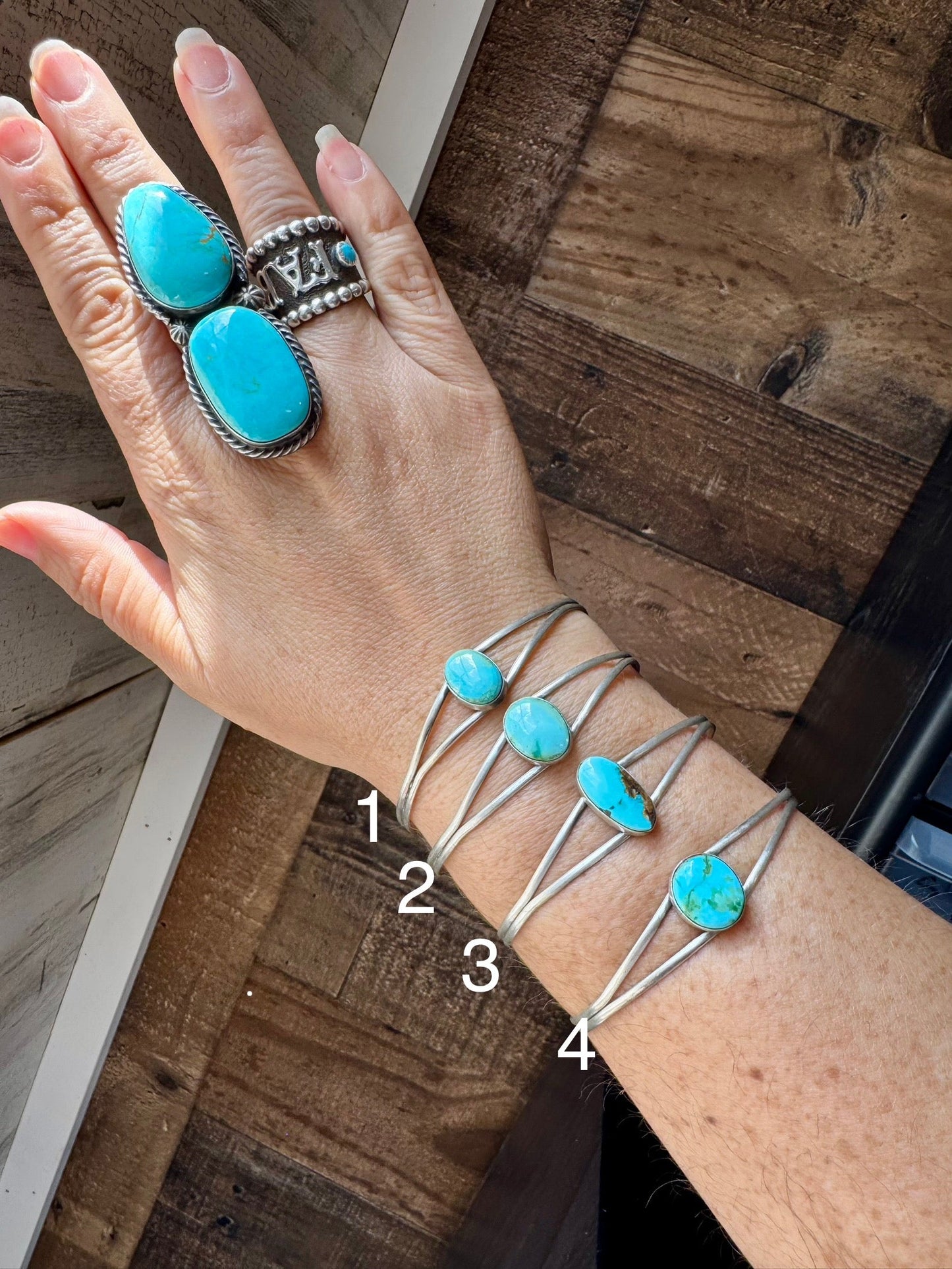 Sonoran Gold Turquoise Cuff – Sterling Silver