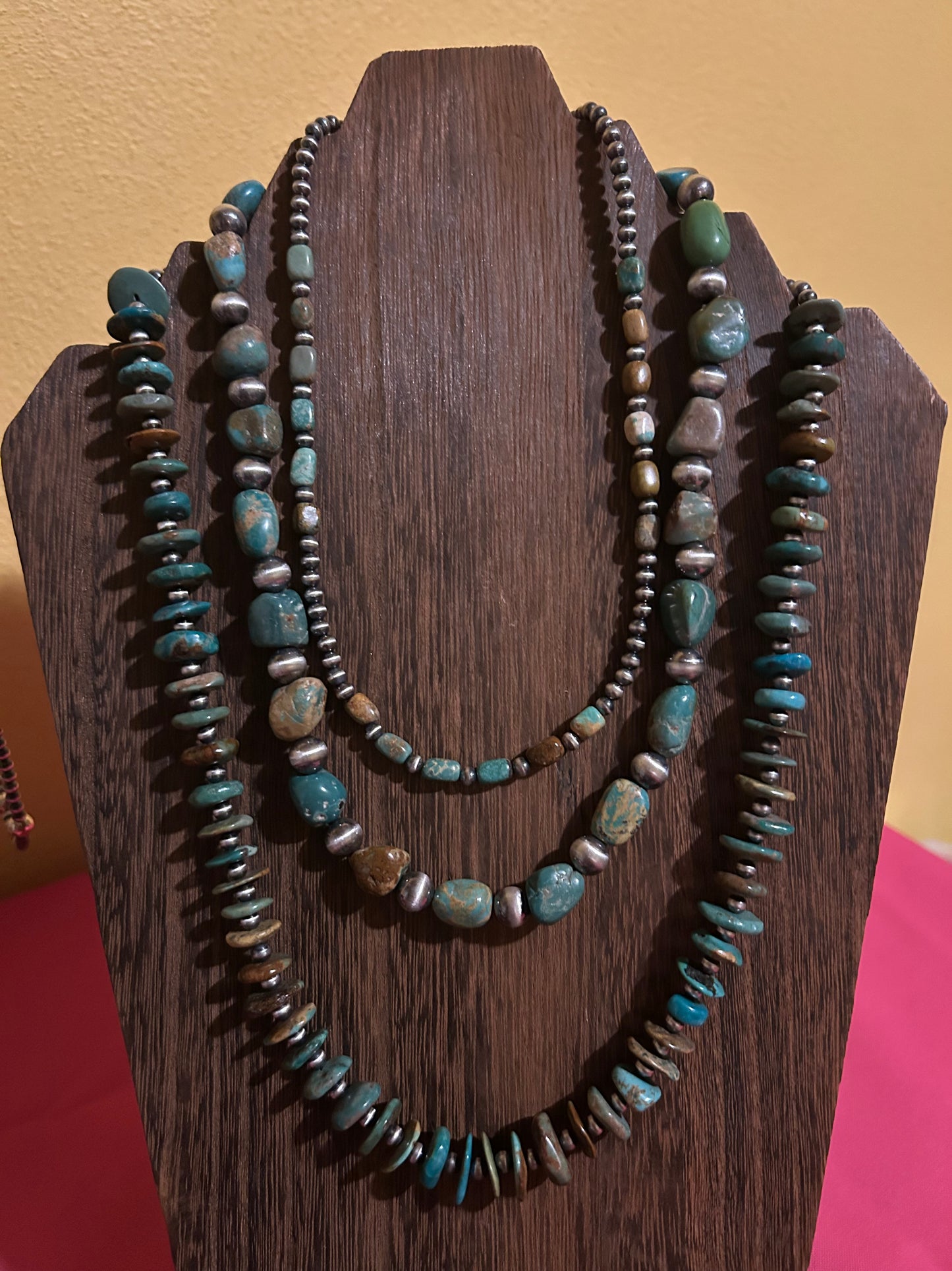 Chunky turquoise stack