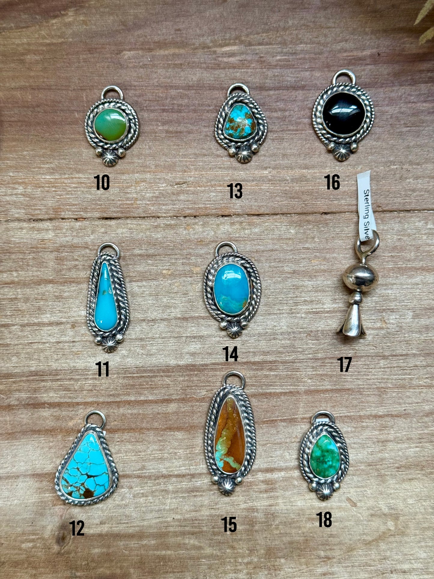Turquoise Charms – Handmade by Jason Ogg & Shay Pfeiffer