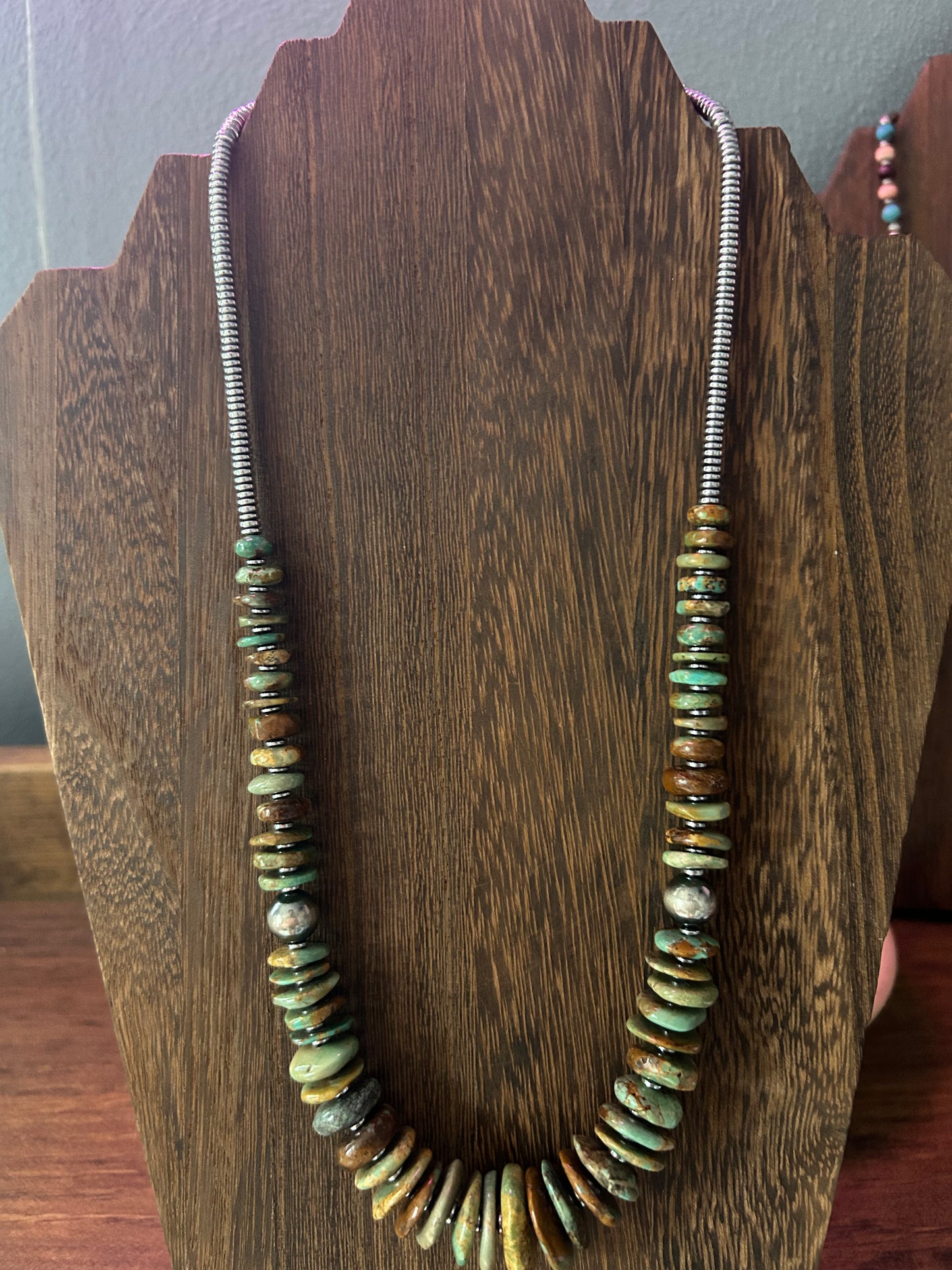 22" GREEN Turquoise Graduated