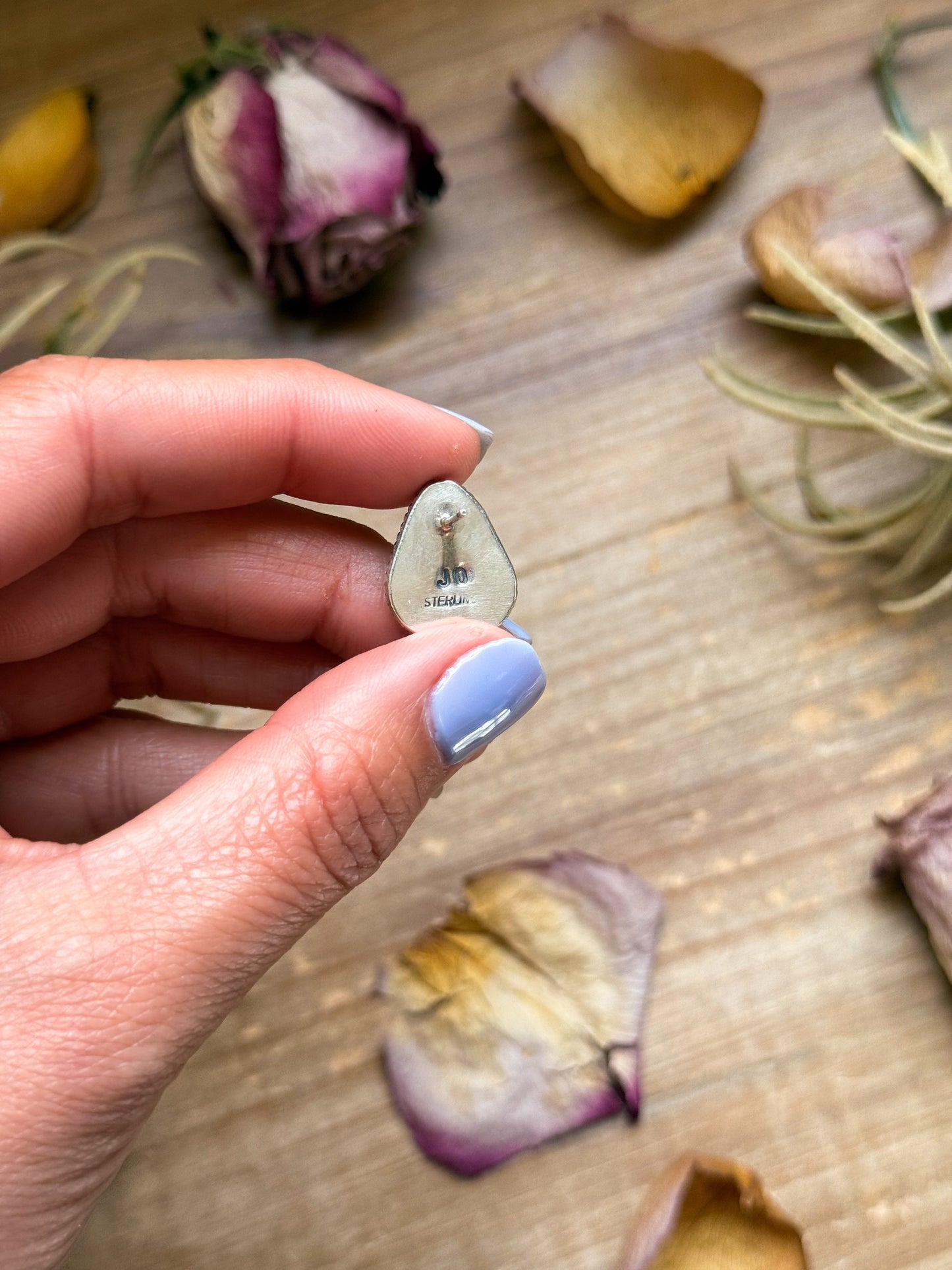 Sonoran Mountain Turquoise Stud Earrings – Handmade by Jason Ogg