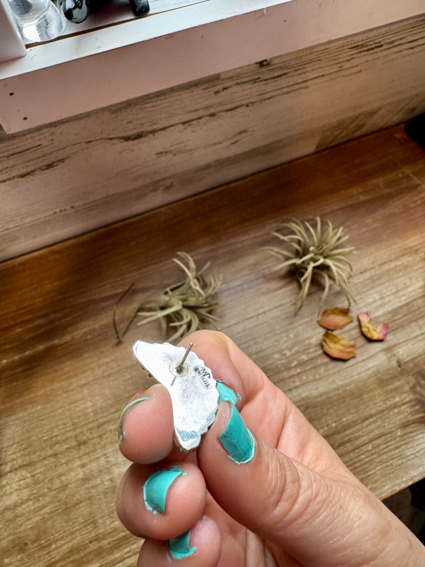 Half Cluster Earrings – Pink Dahlia