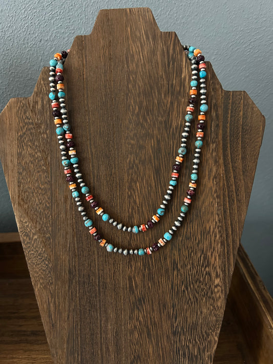 Spiny mix with turquoise