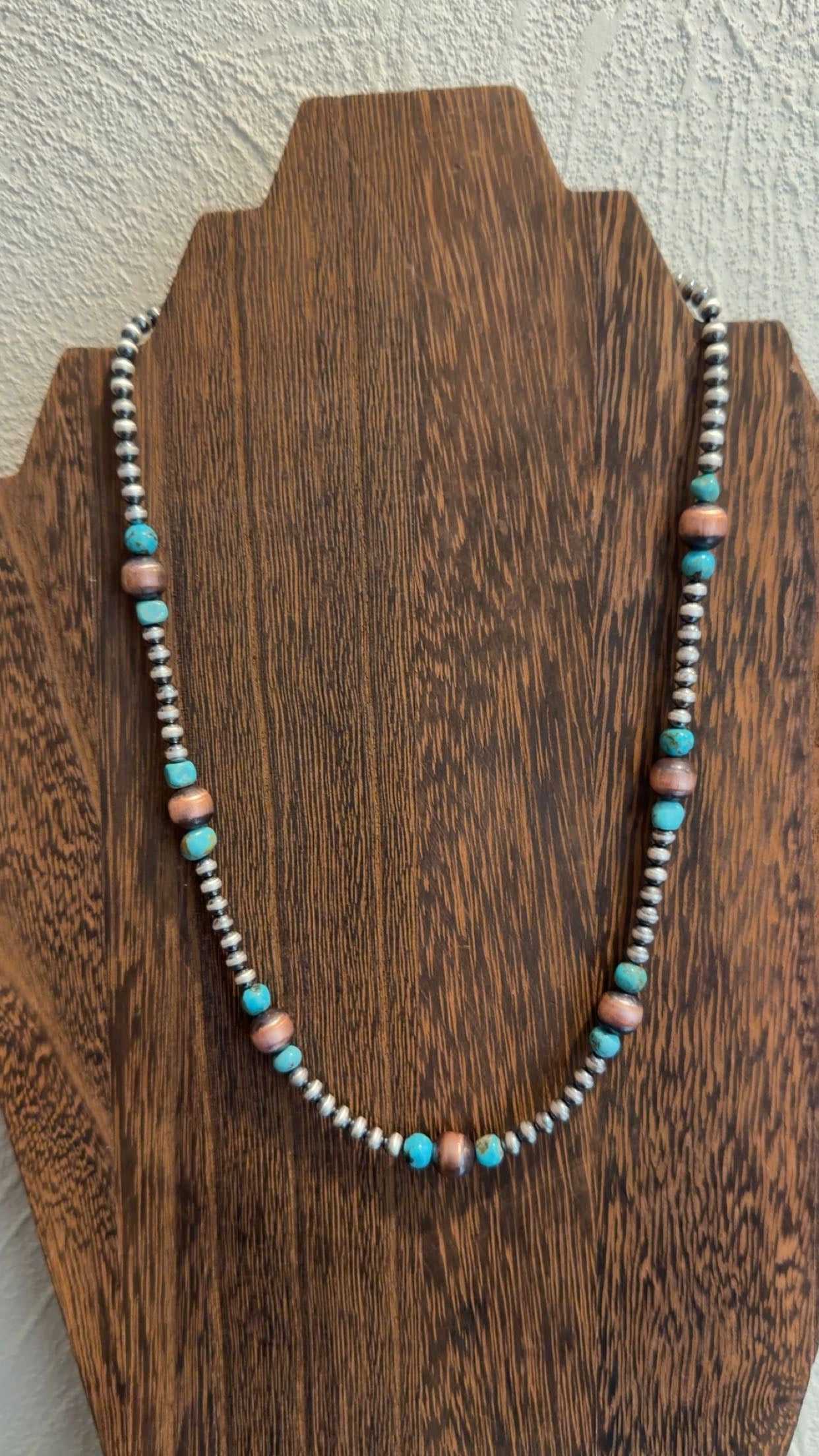 4MM with copper & turquoise (16-24”)
