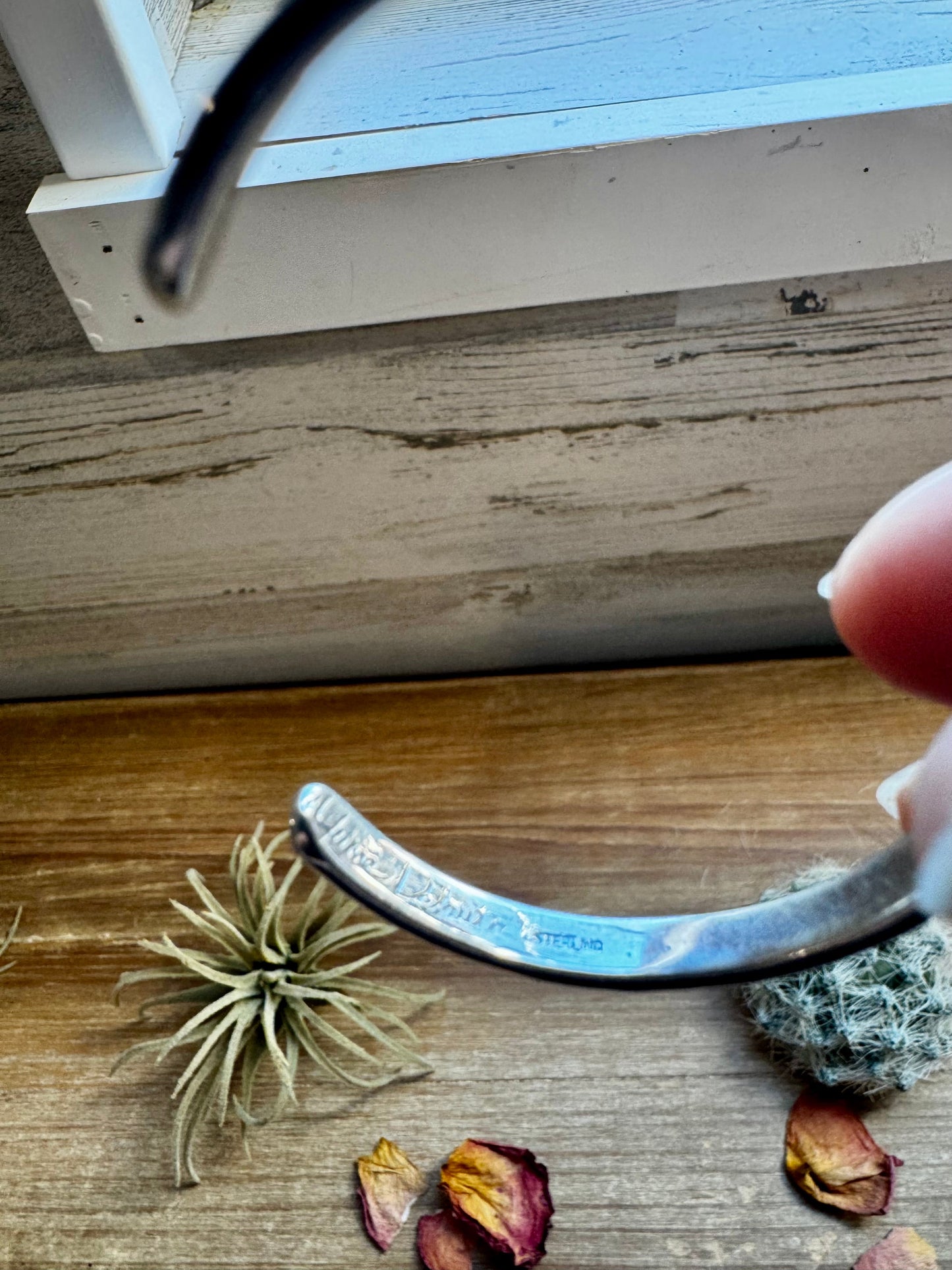 Cuff Bracelet - Golden hill Turquoise & Sterling Silver