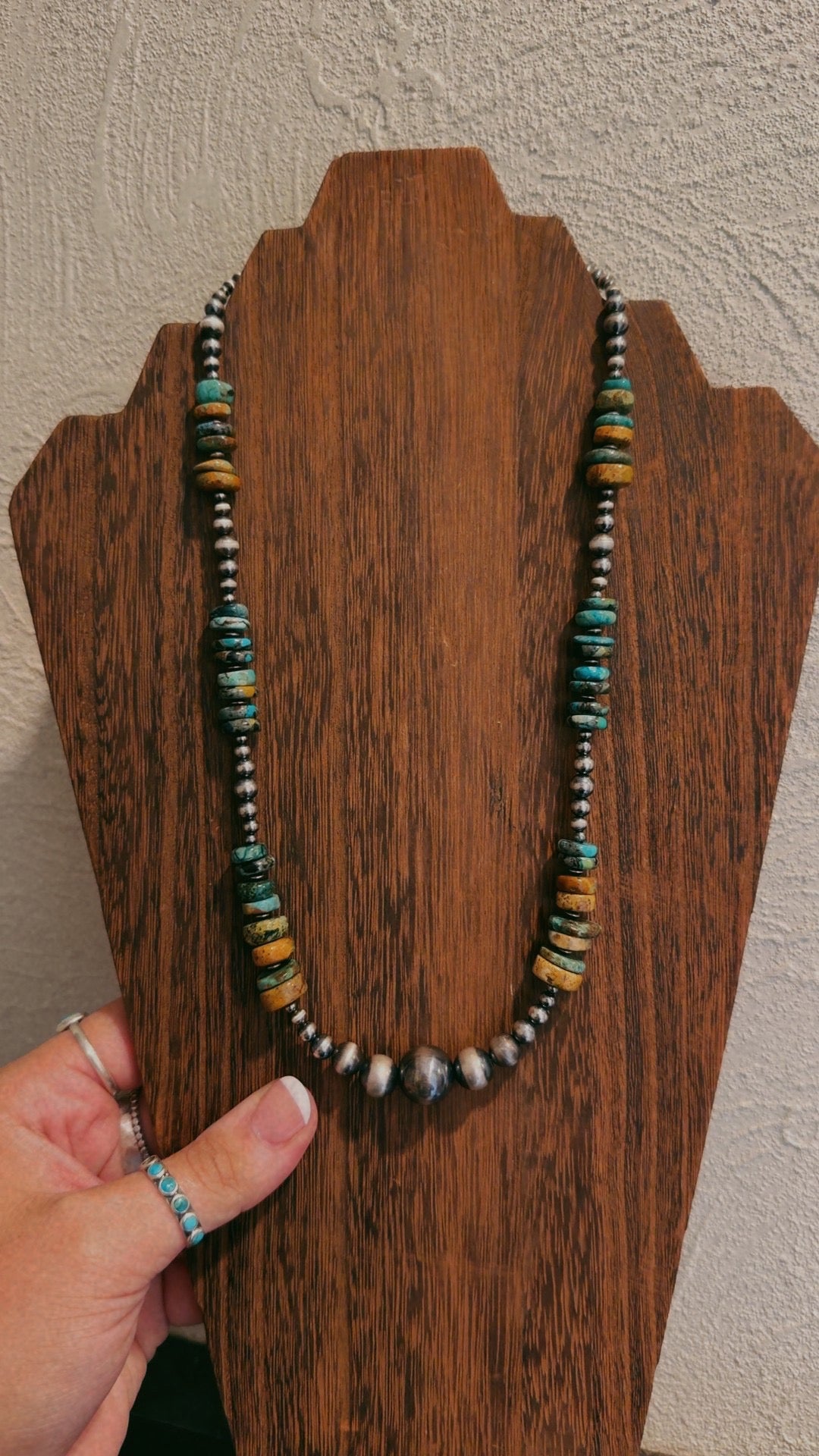 20” 3-14MM graduated with turquoise