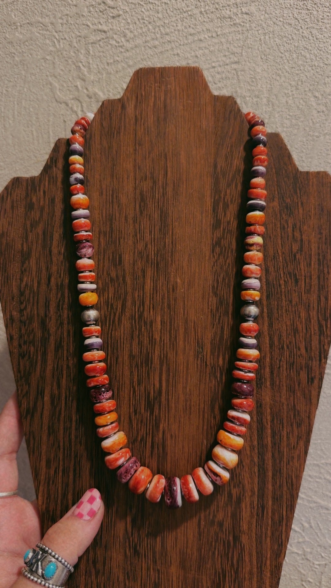 22” Orange, Purple & Red Spiny