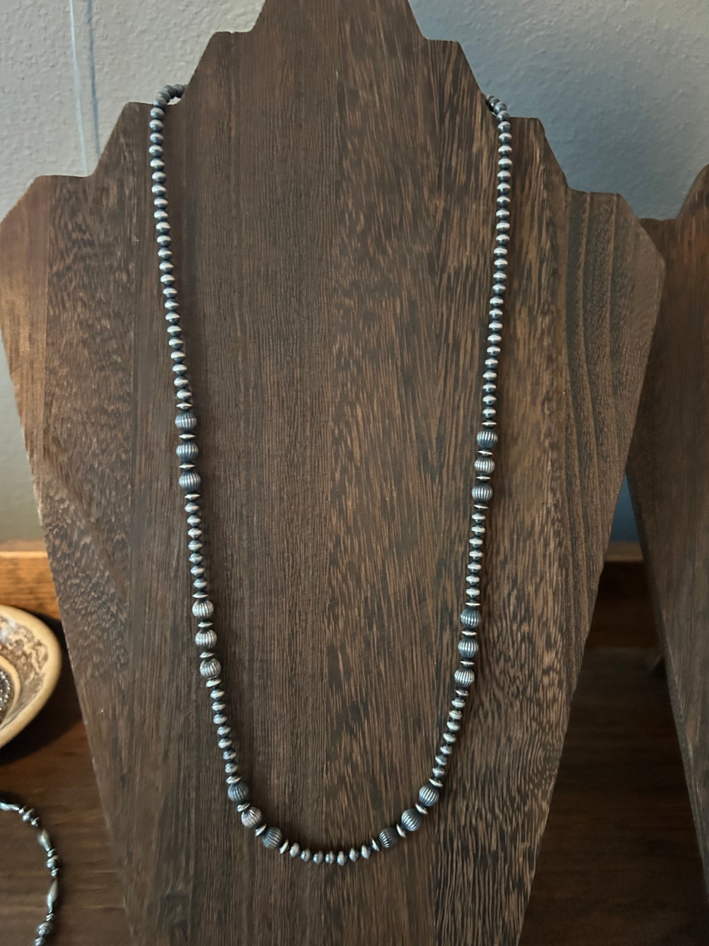 4-6MM with fluted beads (16”-24”)