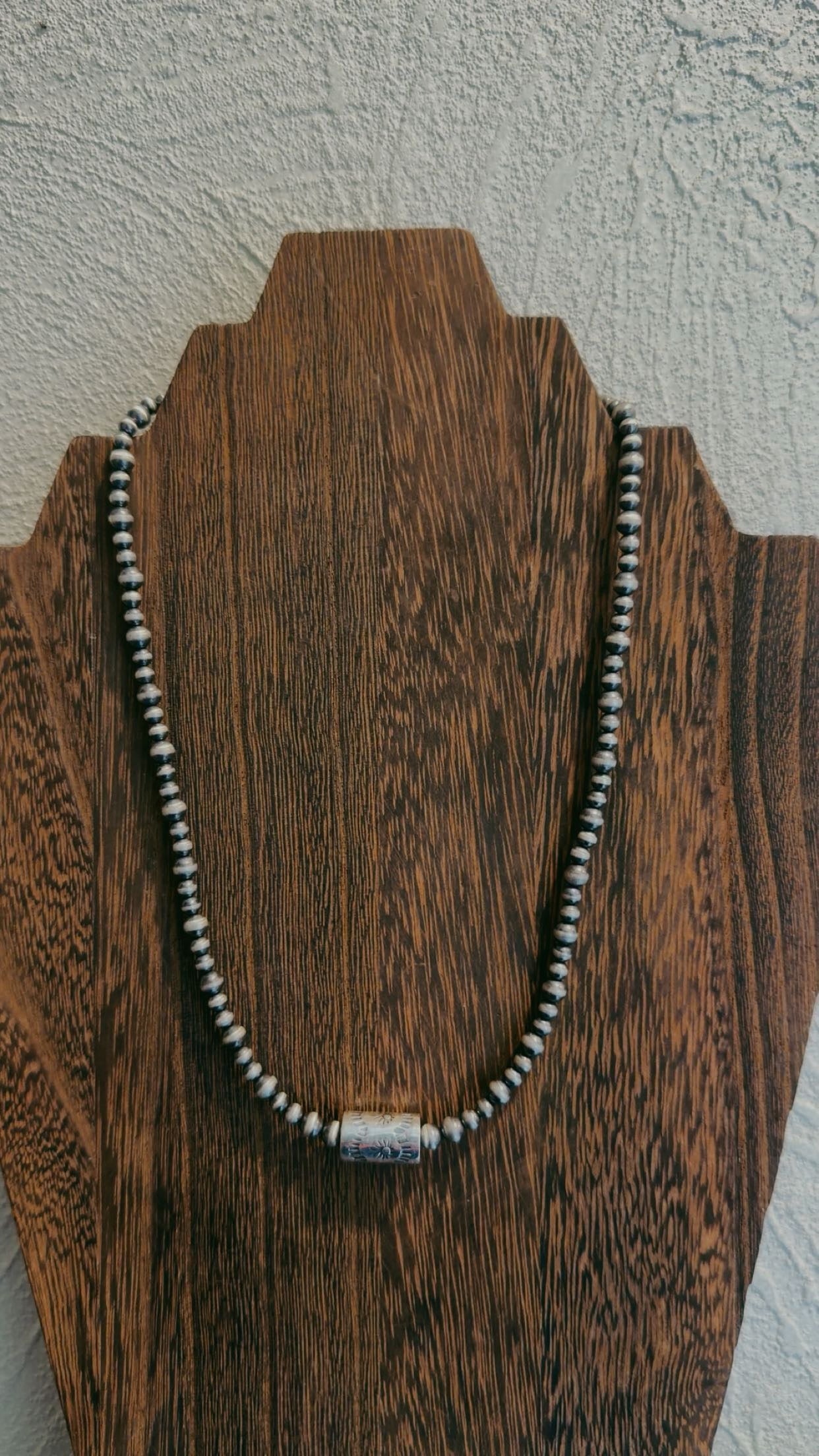 16” 4MM/5MM Barrel Bead - RTS