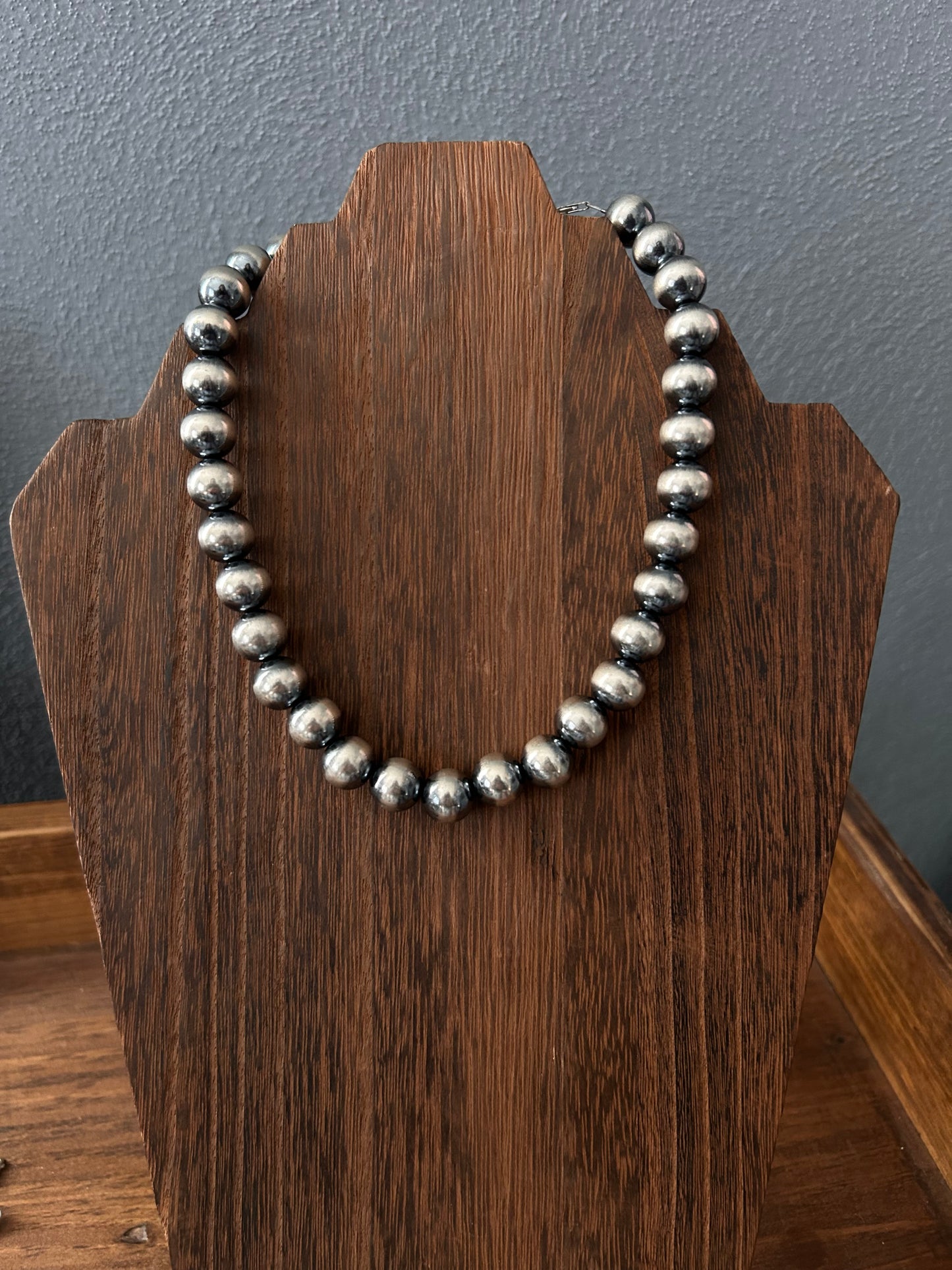 12MM Sterling Silver Pearls - 14" to 32"