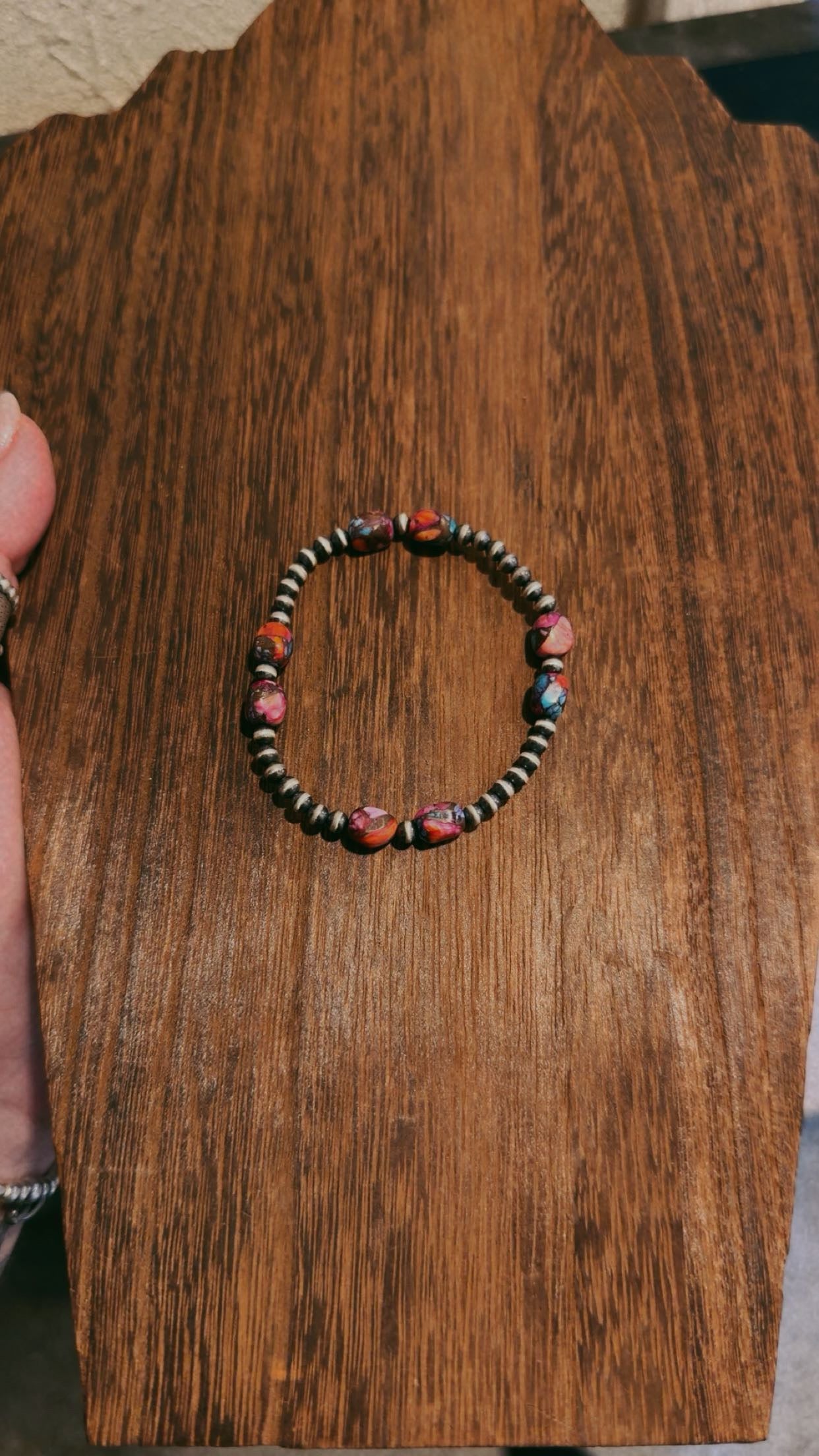4MM with pink dahlia