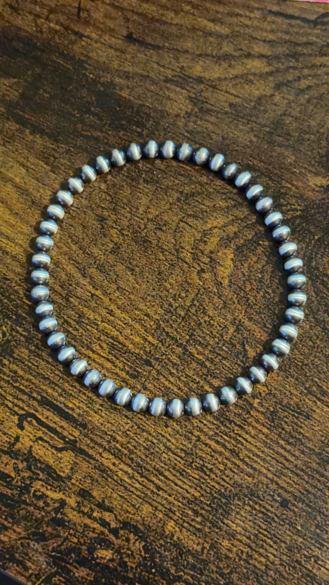 Plain pearl bracelets - 3-12MM (stretchy or clasp)