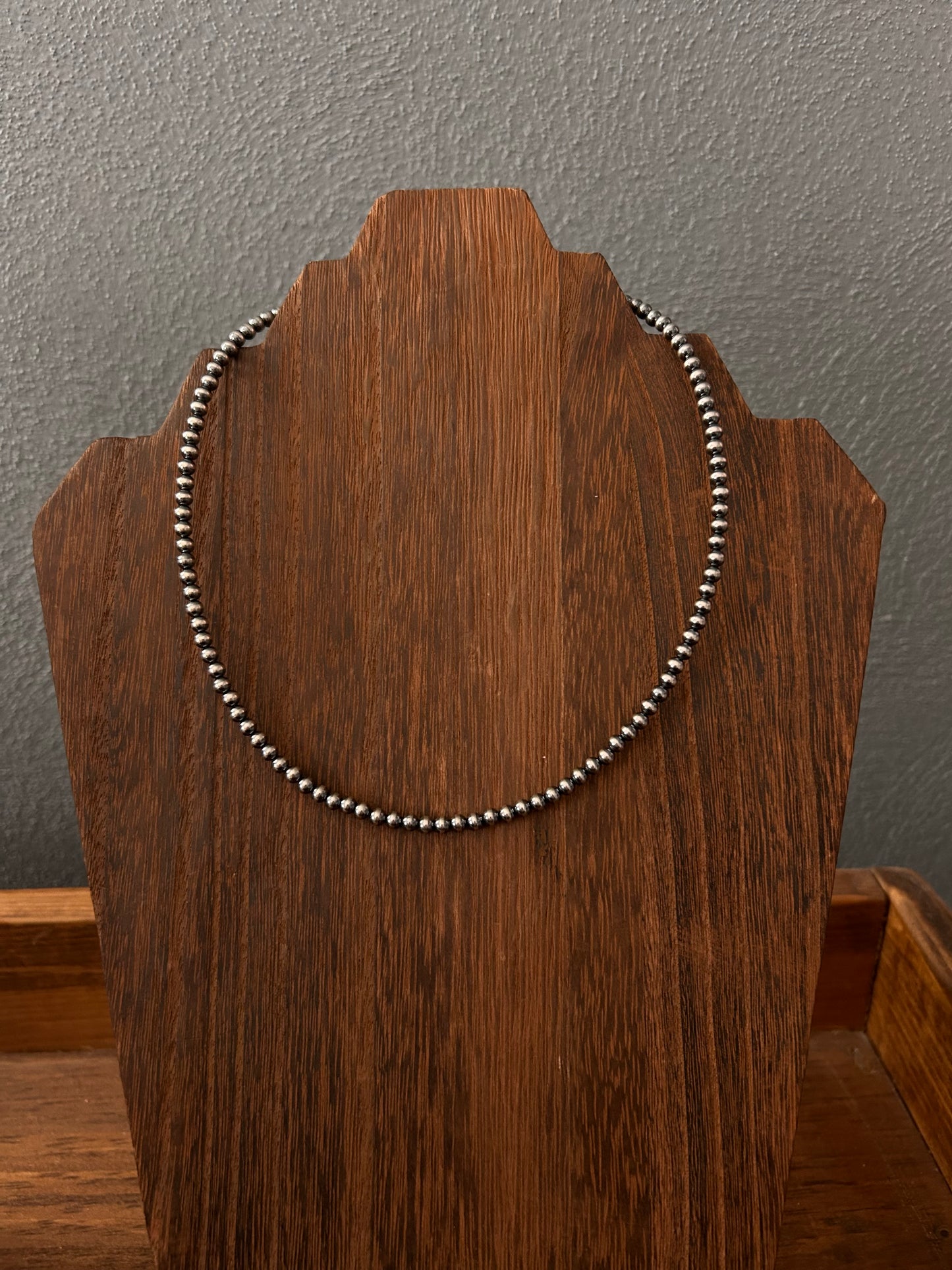 4MM Sterling Silver Pearls - 14" to 32"