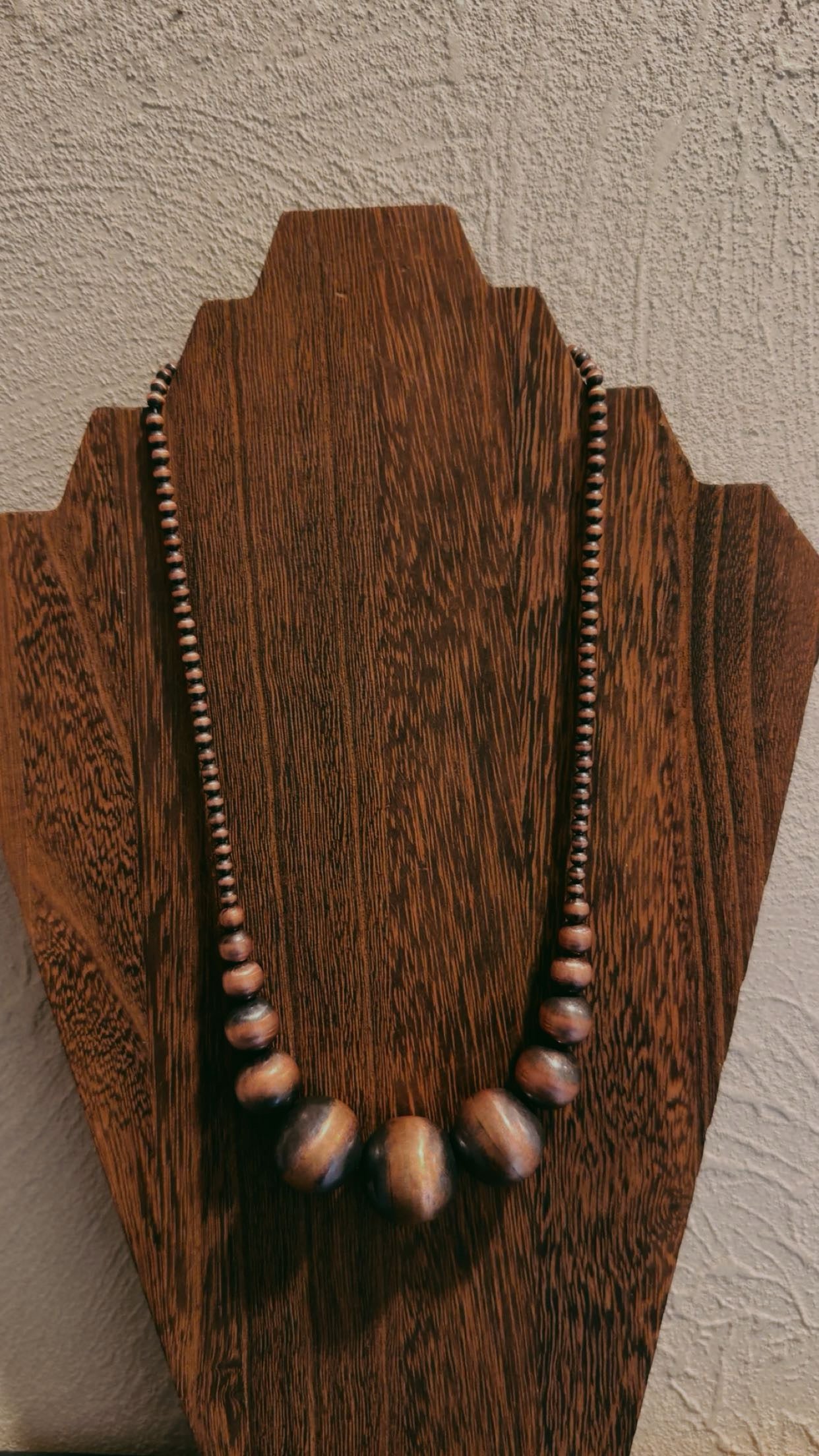 20” 4-24MM graduated copper pearls