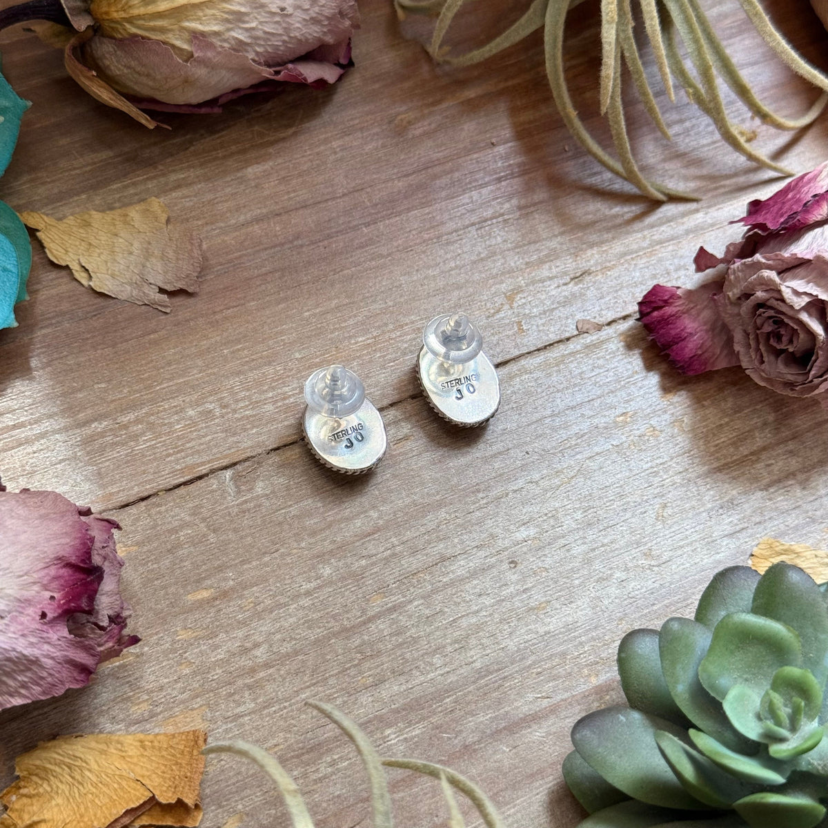 SS Dry Creek Turquoise Stud Earrings by Jason Ogg