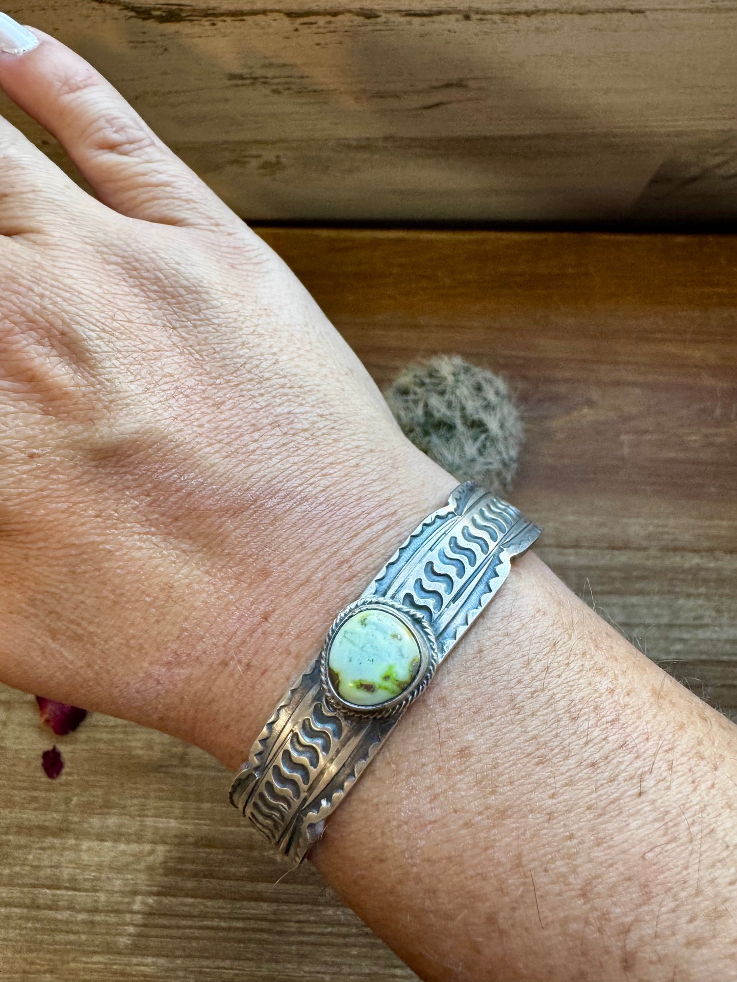 Palomino turquoise cuff