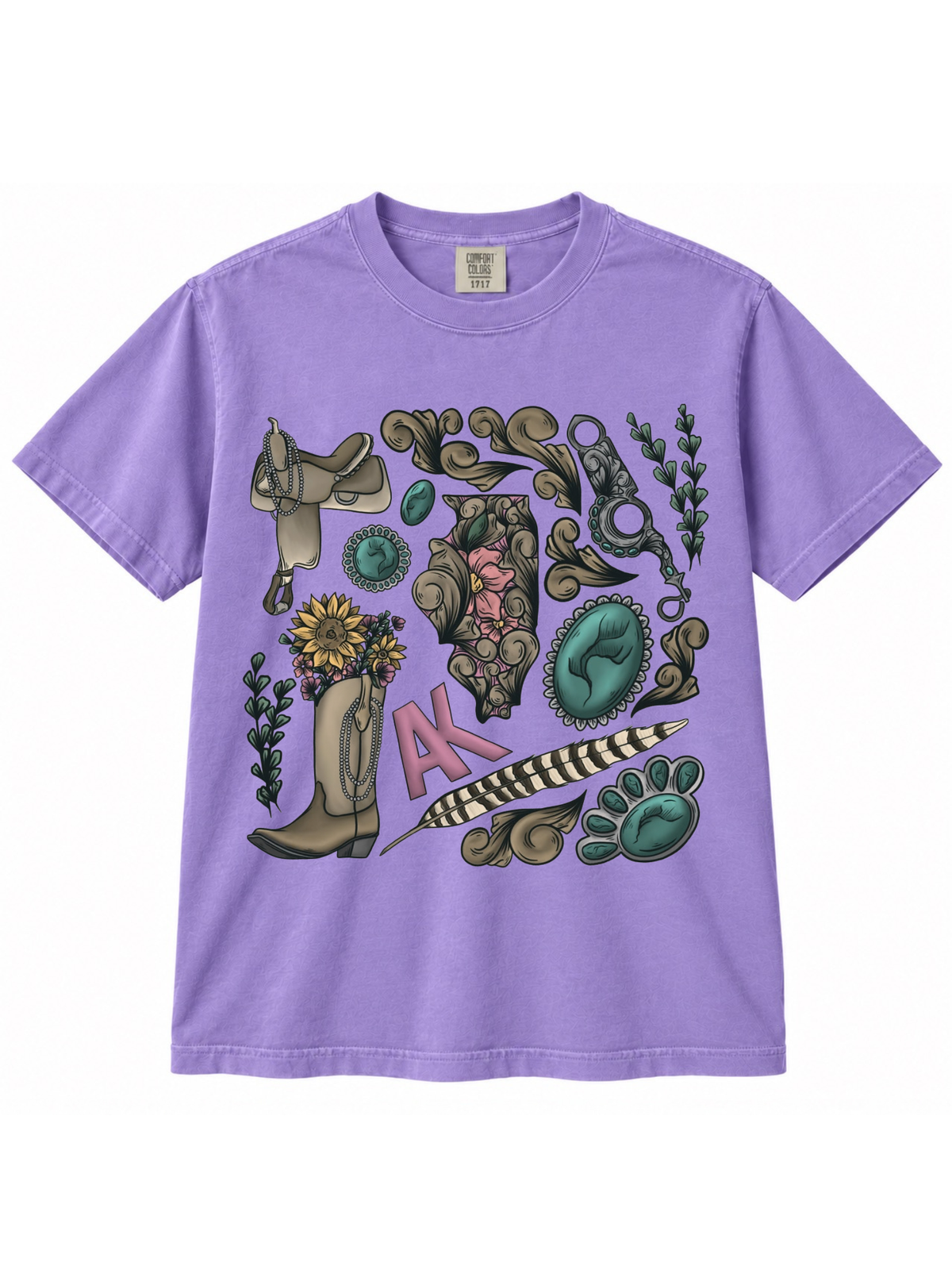 Cowgirl Collage Collection - T-shirt