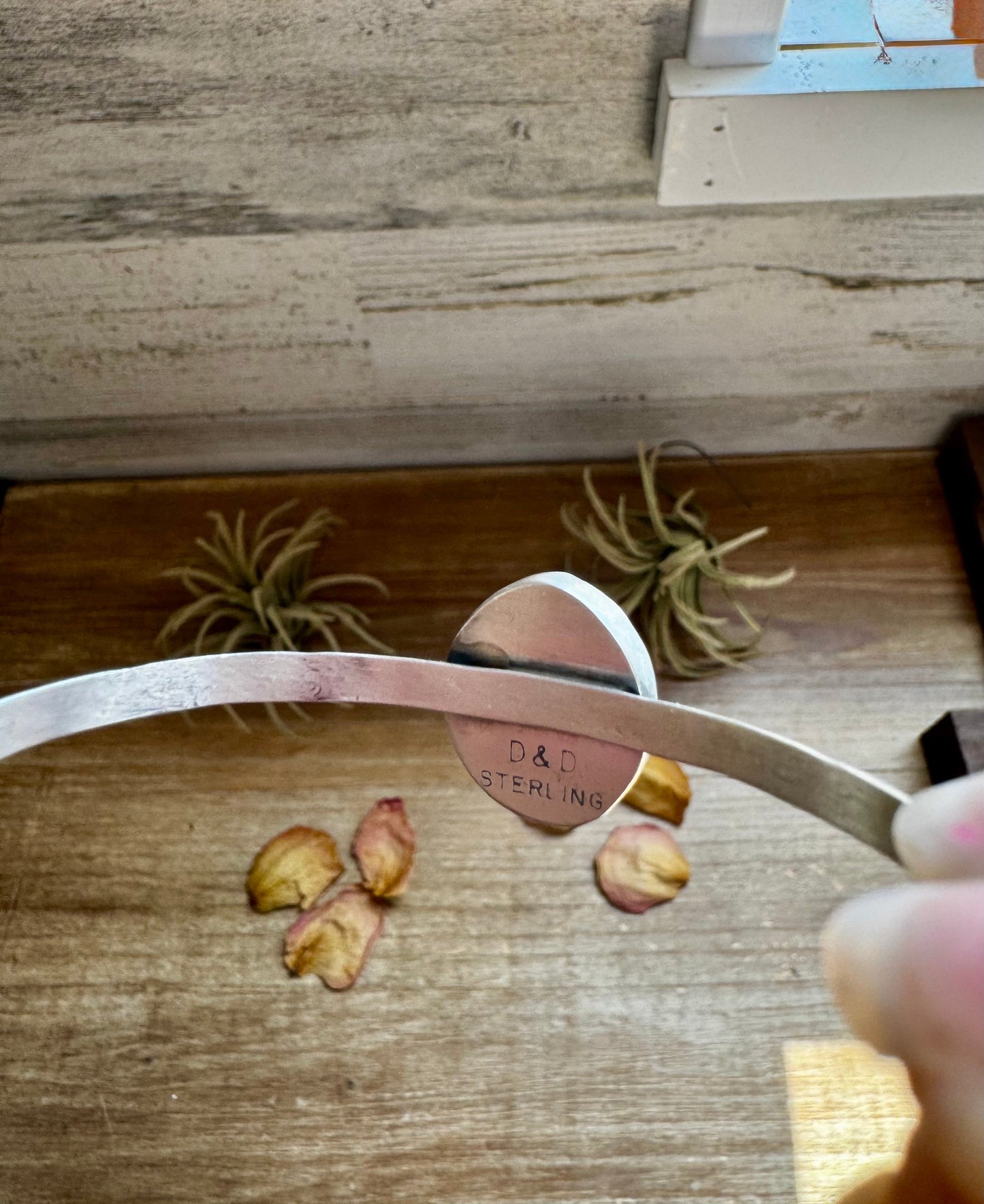 Blue Moon Turquoise Cuff – Sterling Silver