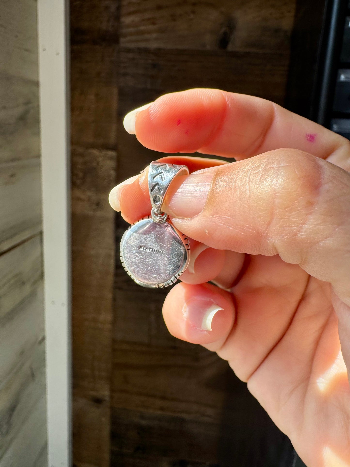 SS Purple Spiny Oyster Pendant