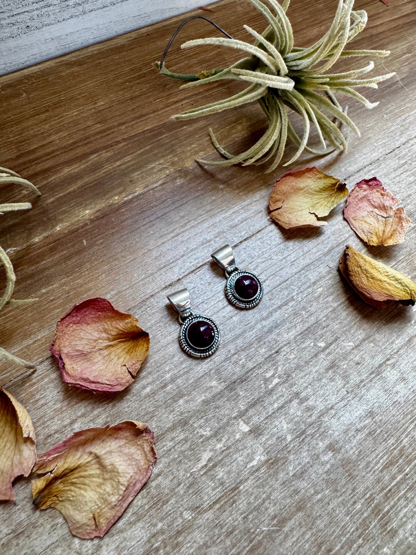 SS Purple Spiny Oyster Pendant