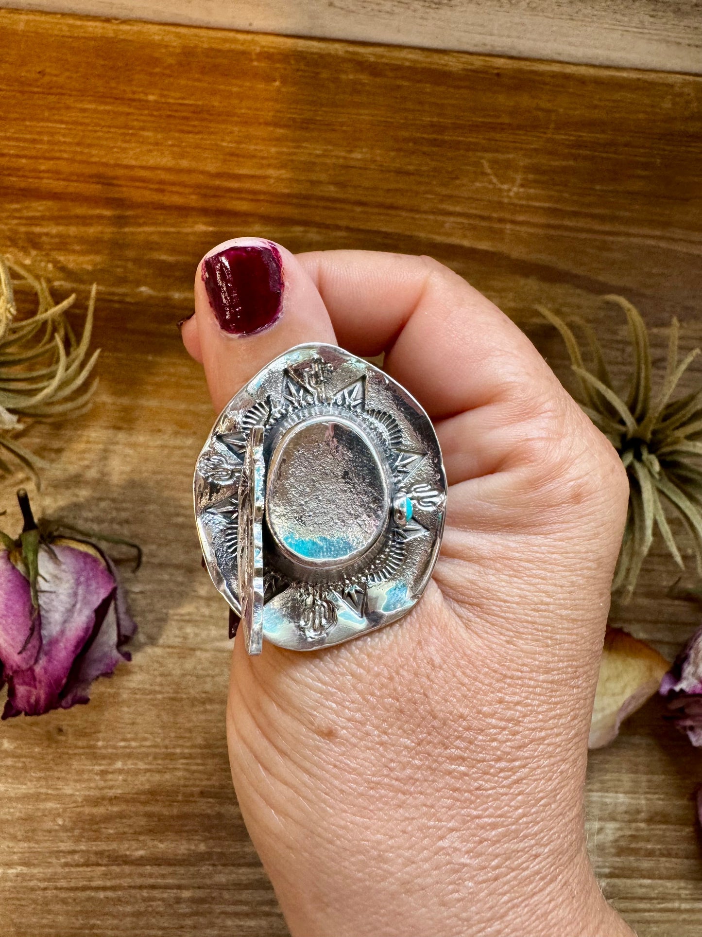 Adjustable Cowboy Hat Ring – Kingman Turquoise
