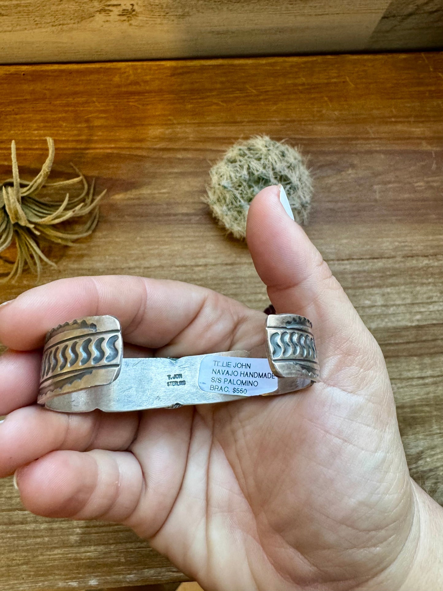 Palomino turquoise cuff