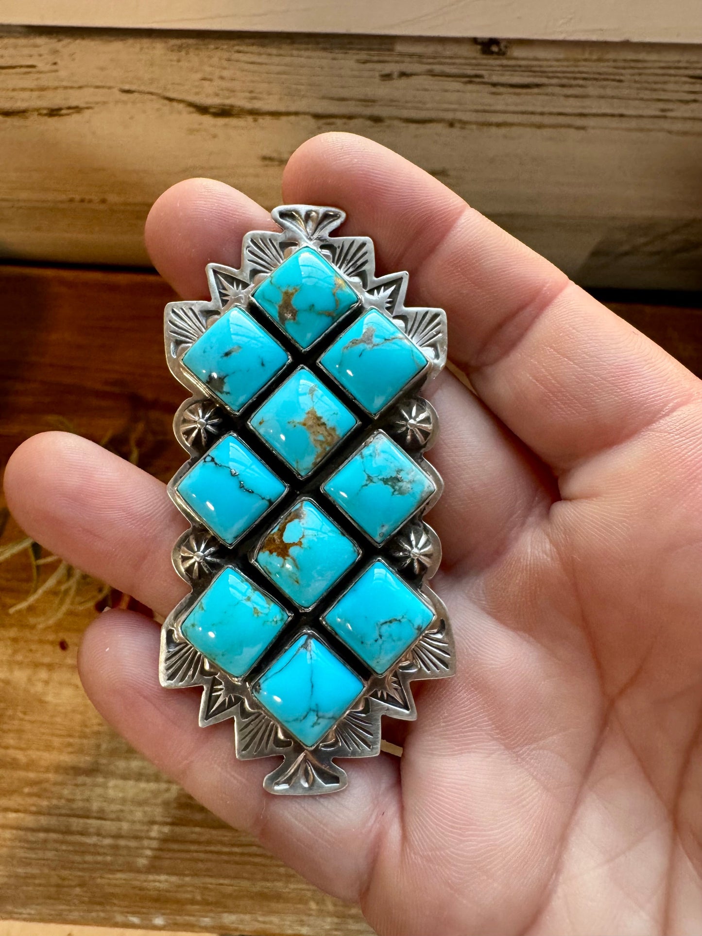 Adjustable Ring - Kingman Turquoise