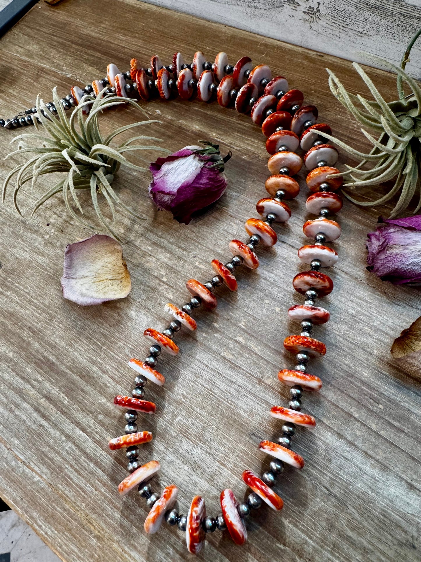 NFR Collection Necklace – 6mm with 16mm Spiny Oyster – 38"