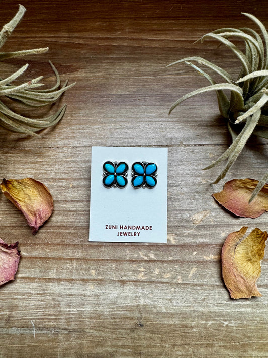 Zuni Stud Earrings – Turquoise