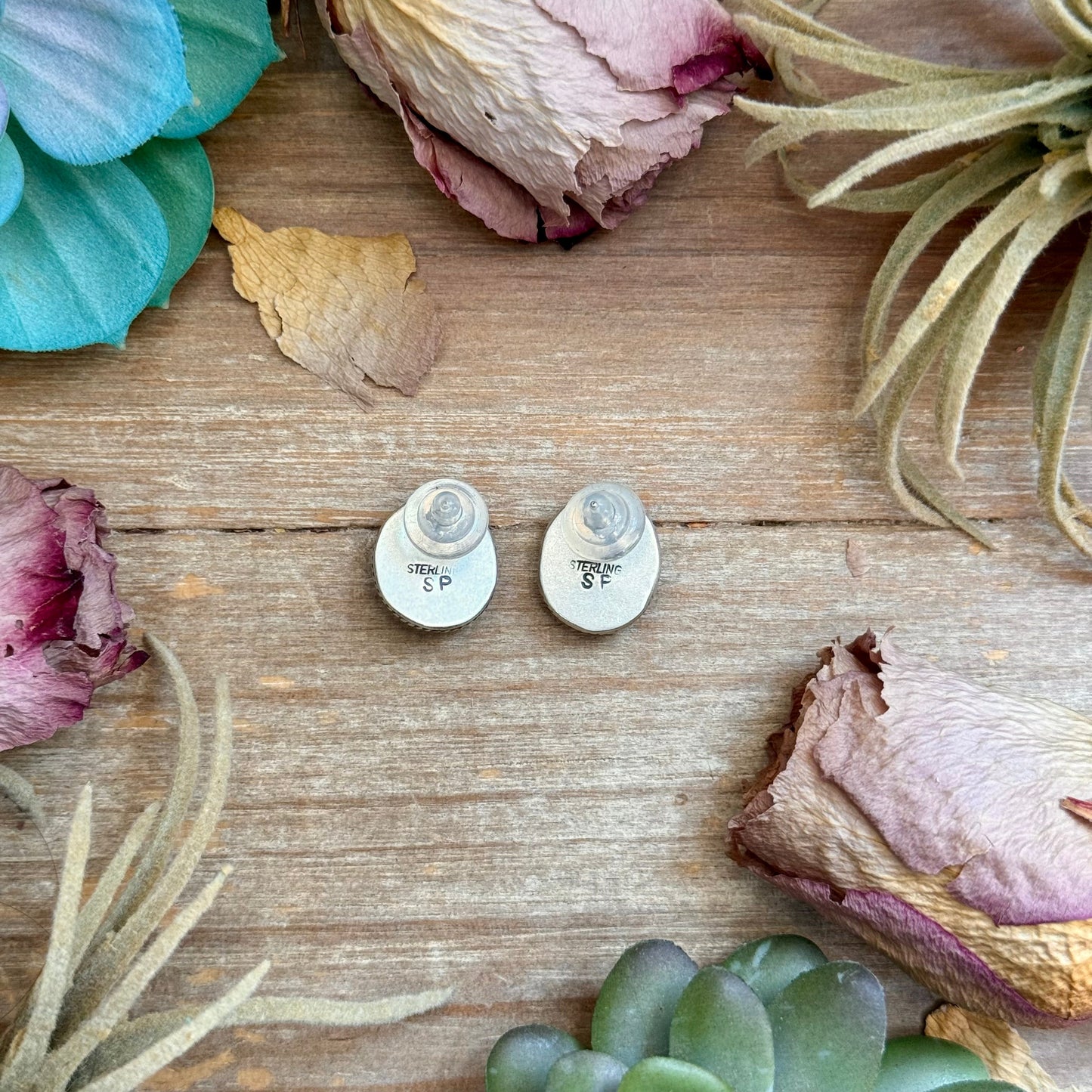 SS Lapis Lazuli Stud Earrings by Shay Pfeiffer