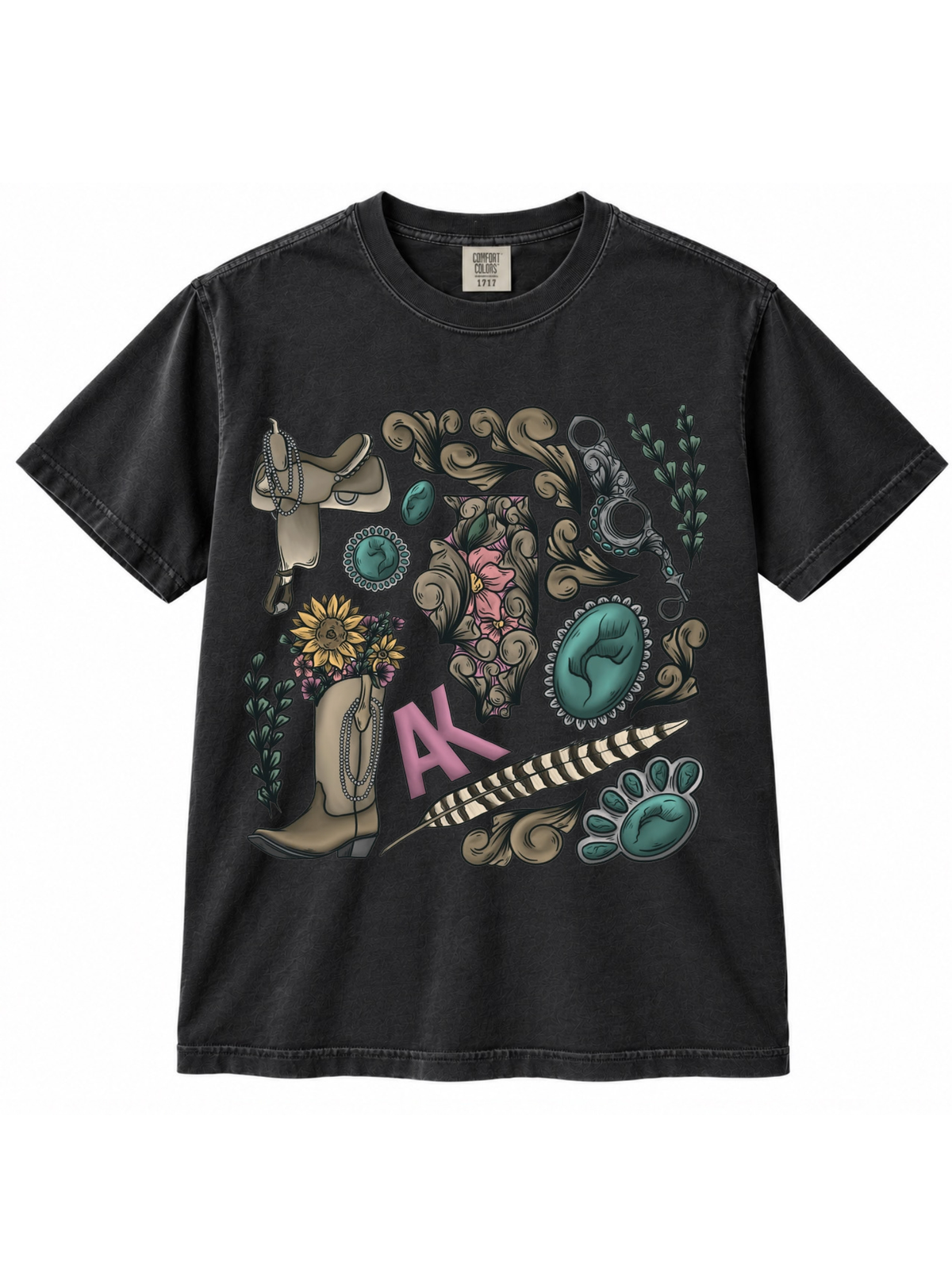 Cowgirl Collage Collection - T-shirt