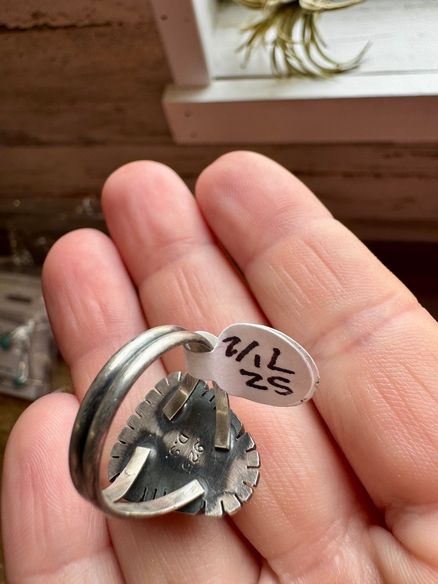 Ring - Size 7 1/2 -Red Spiny