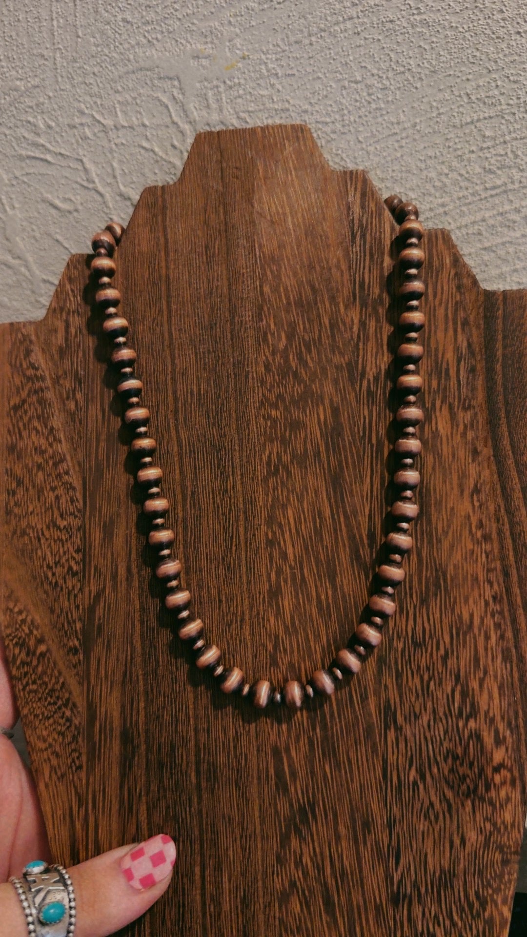 4MM/8MM copper pearls (16-22")