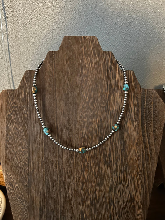 14” 3MM/4MM with turquoise/spiny
