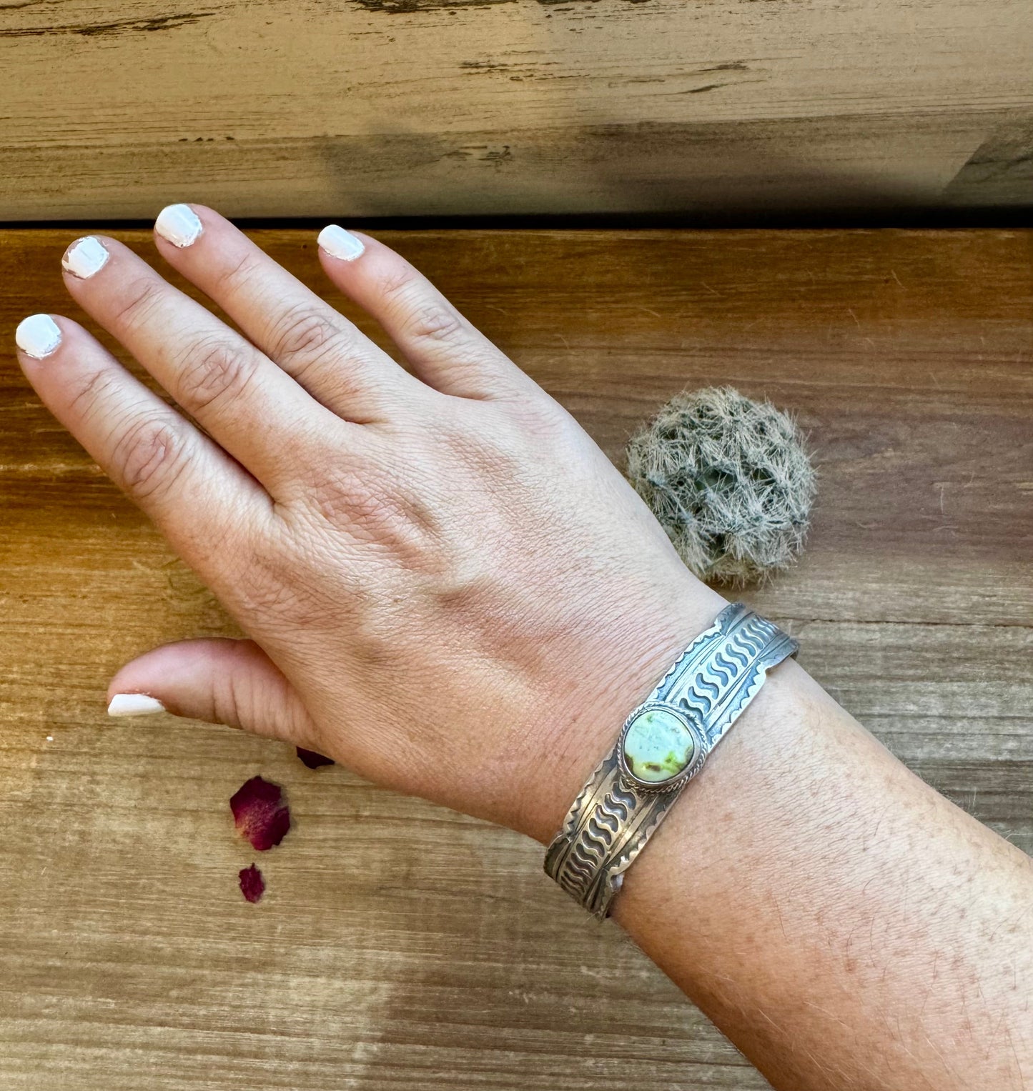 Palomino turquoise cuff