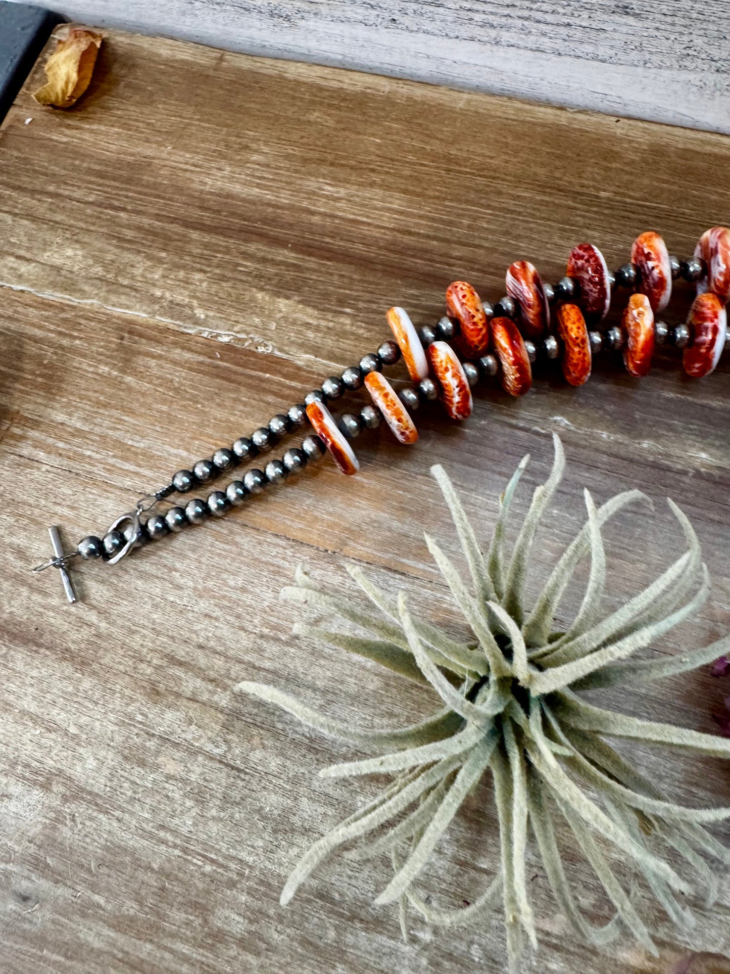 NFR Collection Necklace – 6mm with 16mm Spiny Oyster – 38"