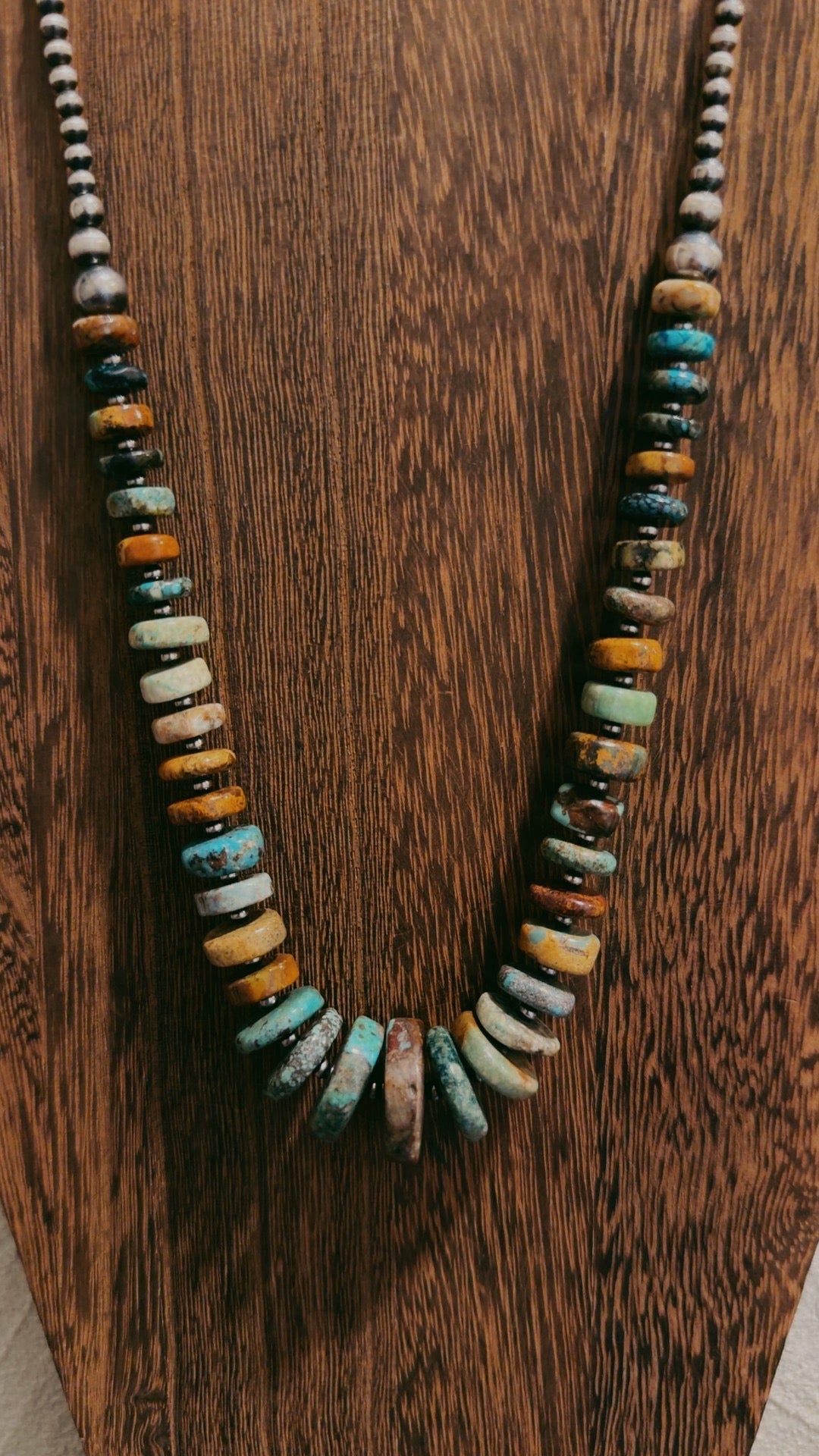 18” 4MM-8MM with royston turquoise
