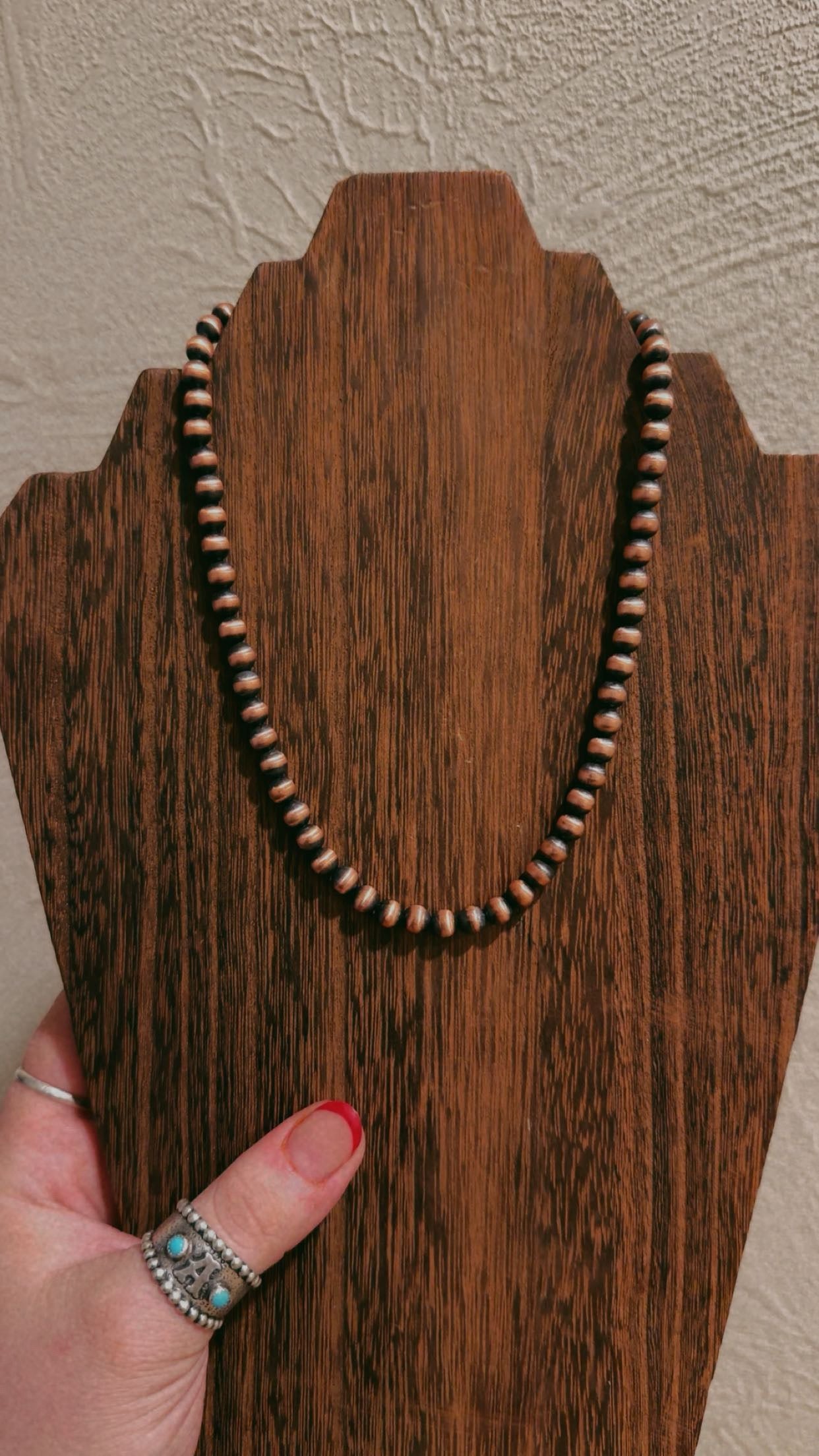 6MM Copper Pearls (14-36")