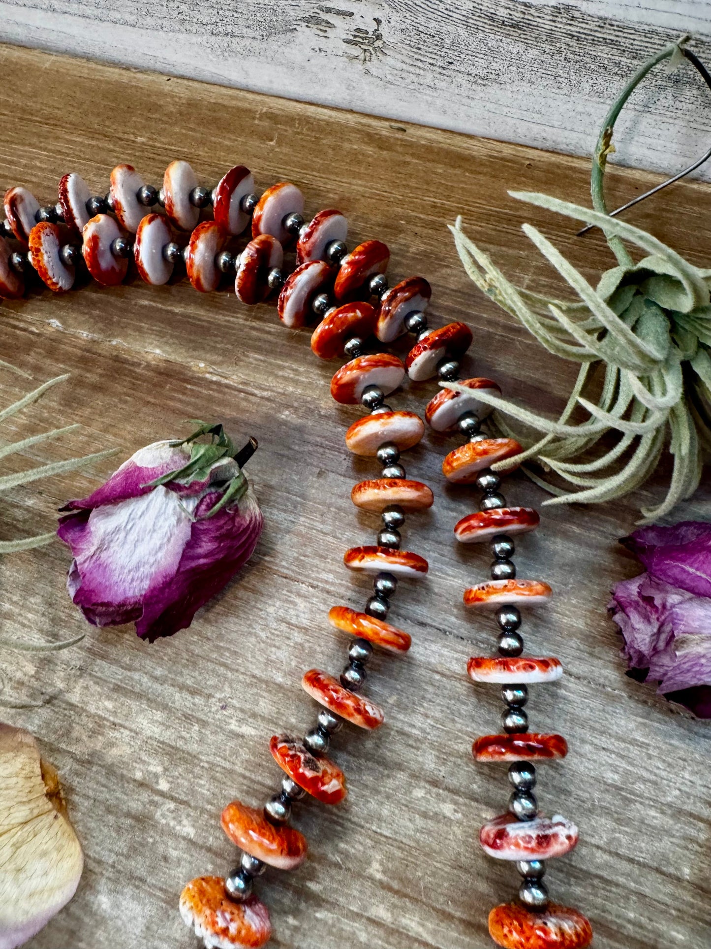 NFR Collection Necklace – 6mm with 16mm Spiny Oyster – 38"