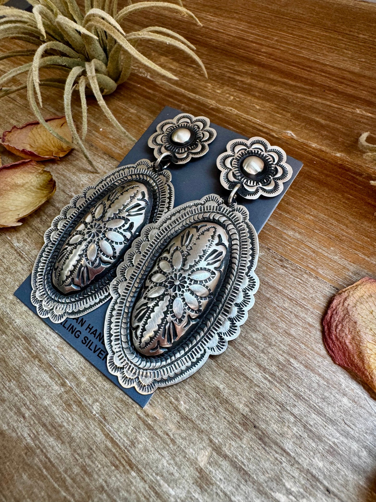 Post & Dangle Statement with Stamped Detail