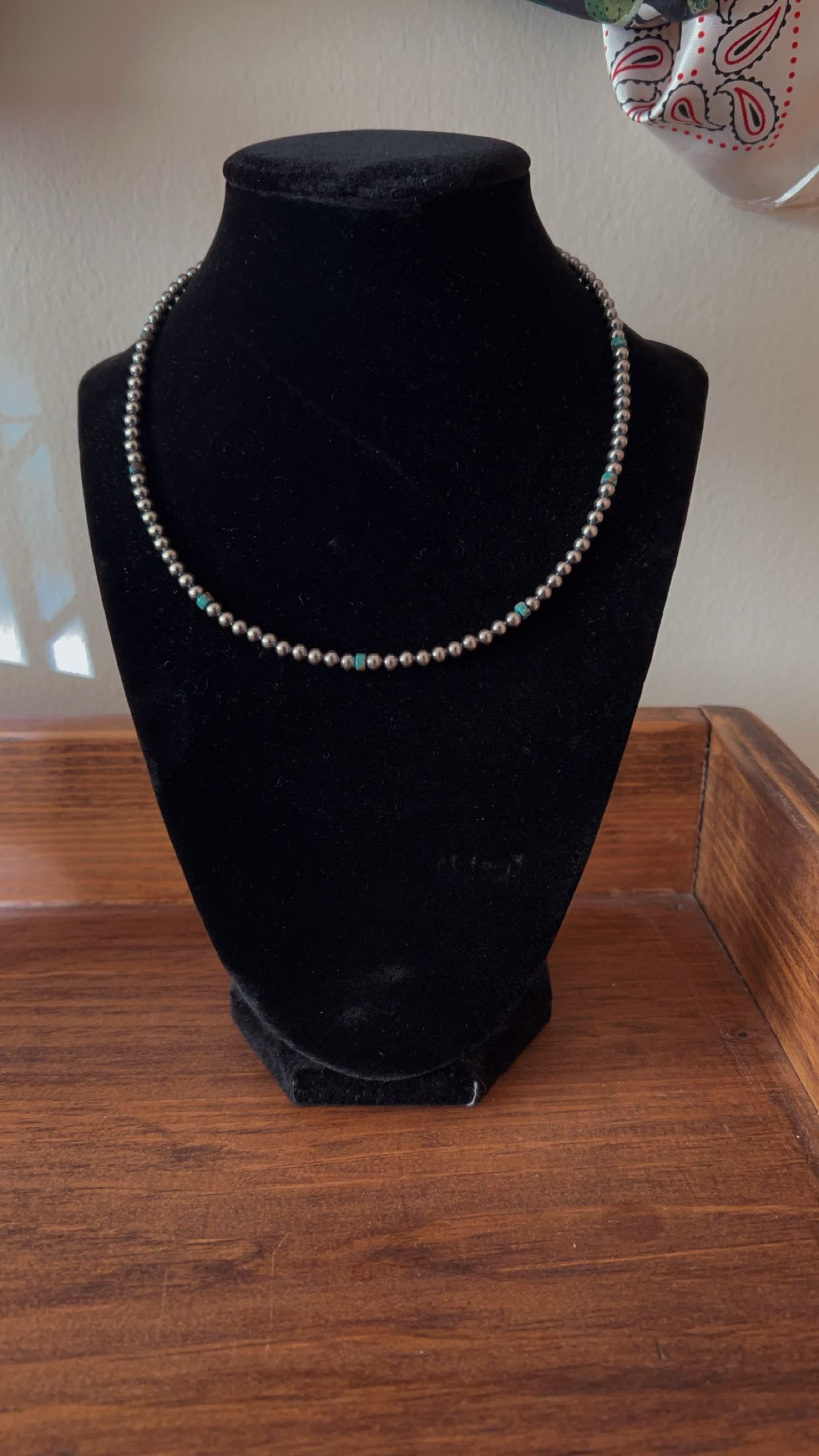 14" 4MM with turquoise