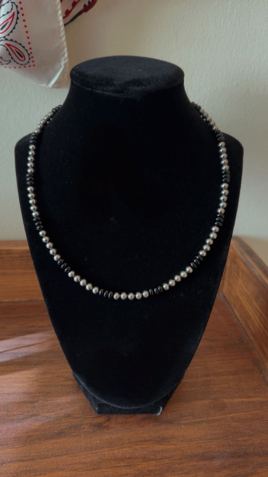 18” 5MM with black onyx