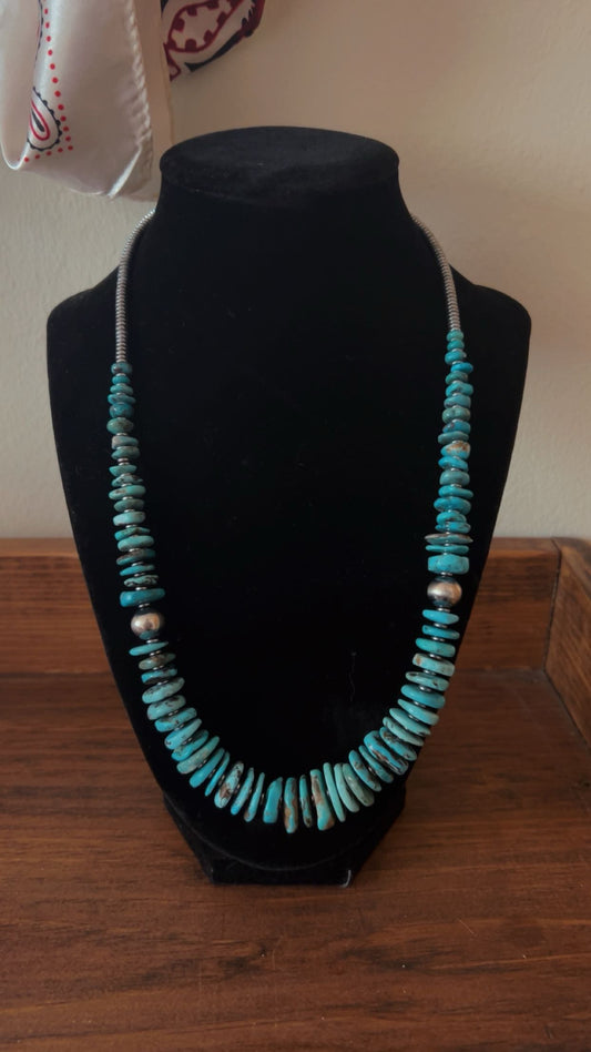 22" BLUE Turquoise Graduated