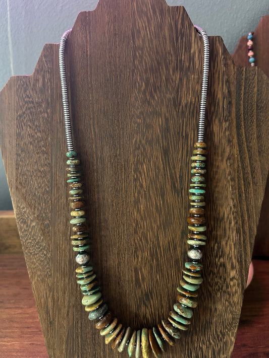 22" GREEN Turquoise Graduated