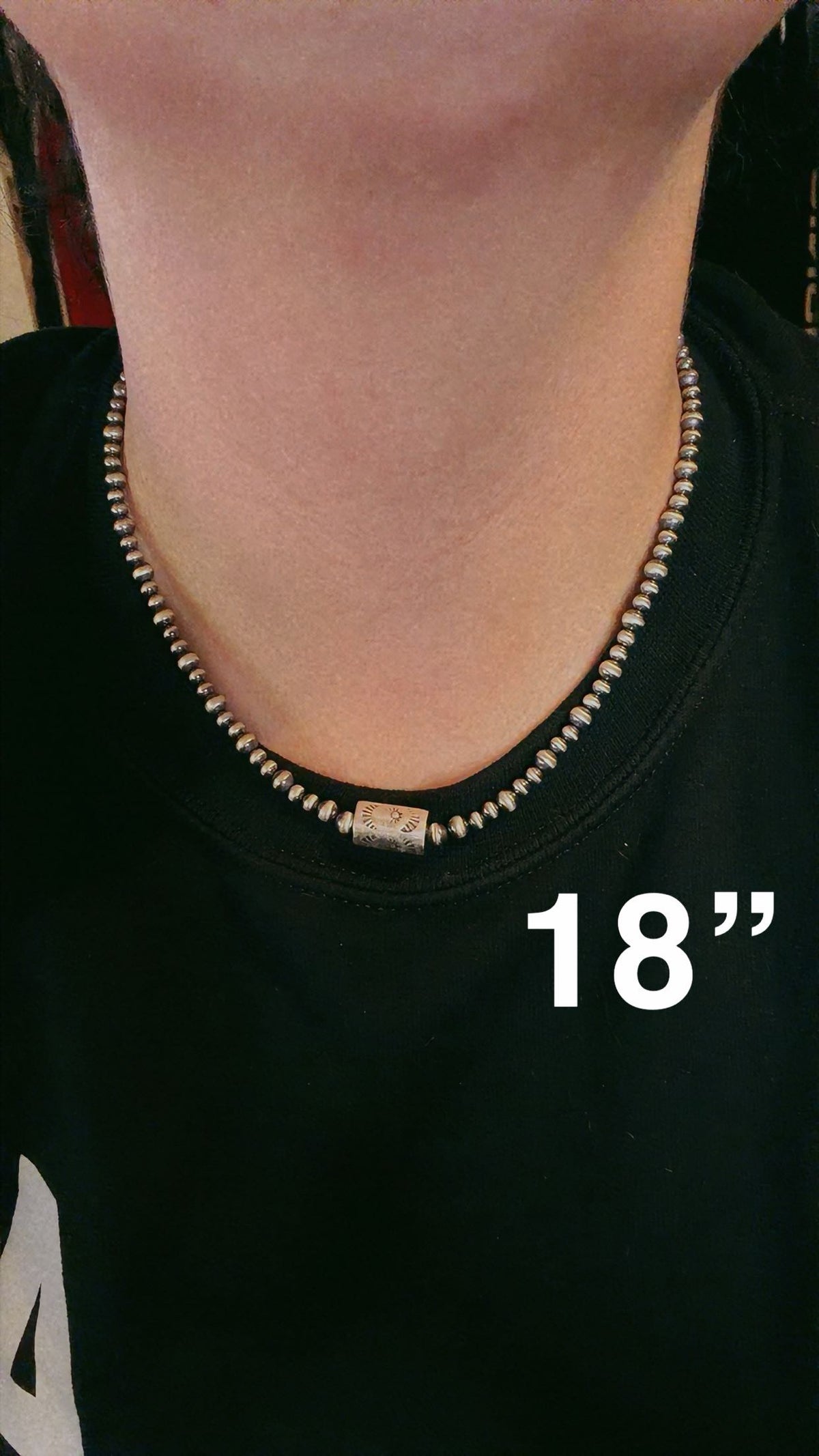 4MM/5MM barrel bead (16-18”)